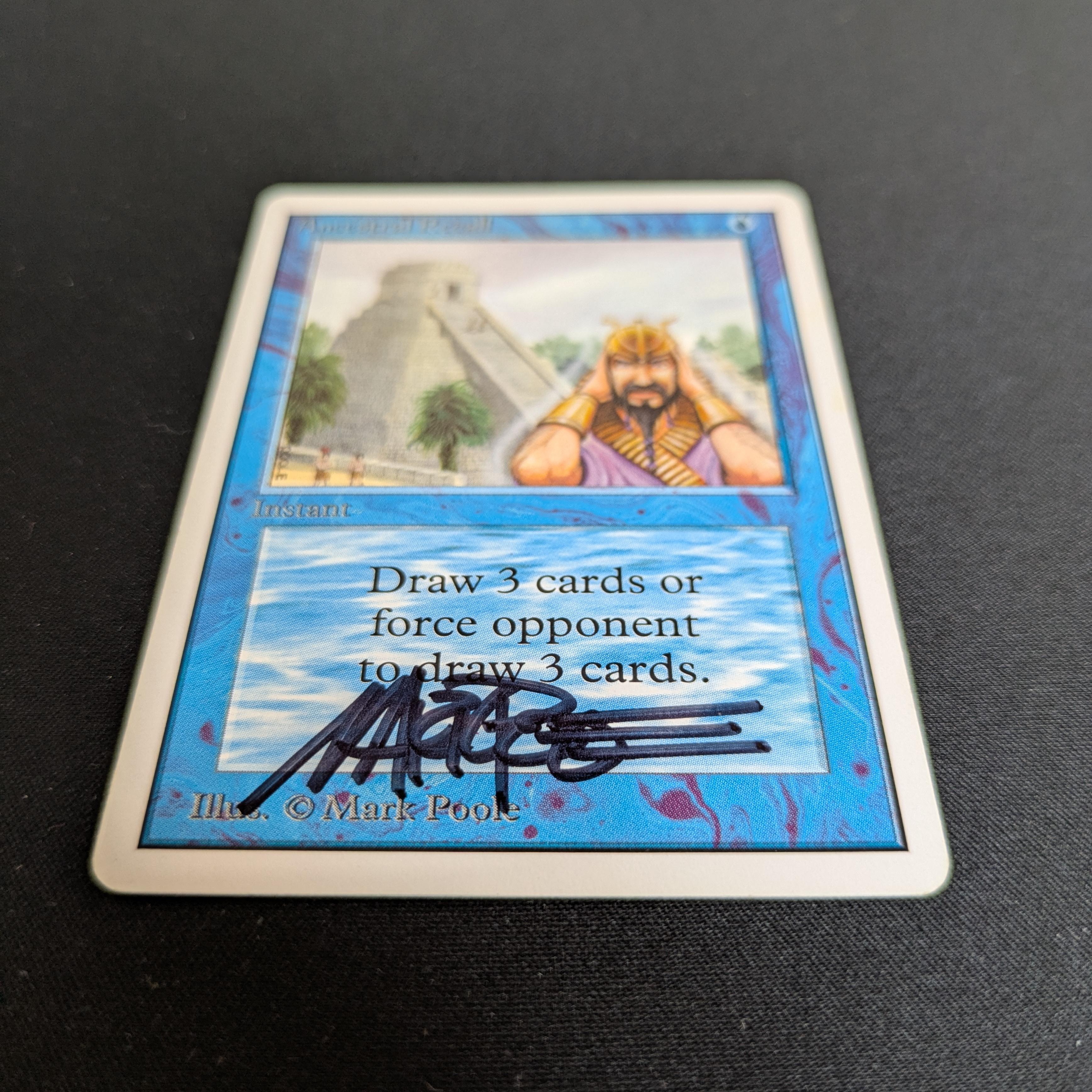 MTG Singles - Ancestral Recall - Unlimited - 