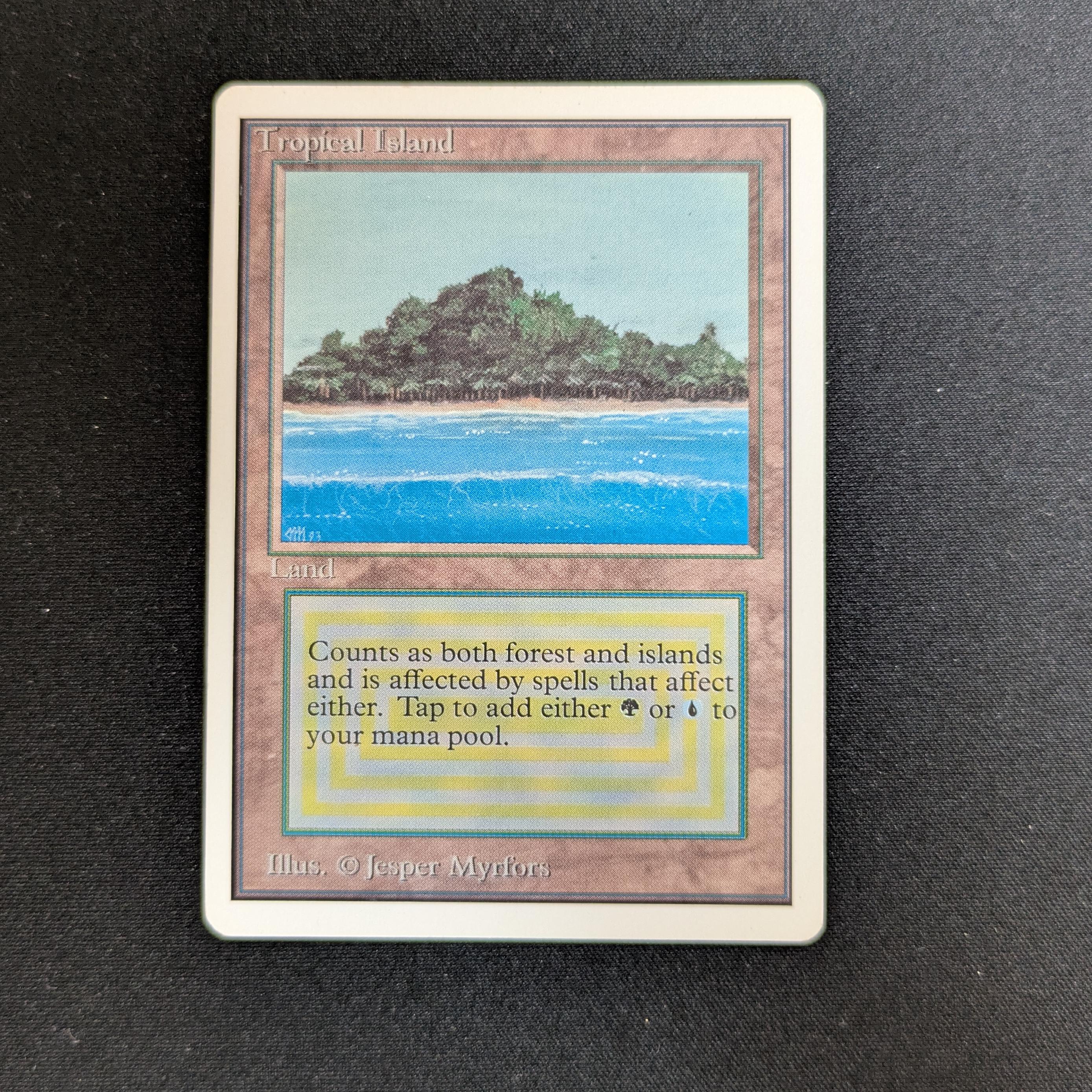 MTG Singles - Tropical Island - Unlimited - LP - 28238