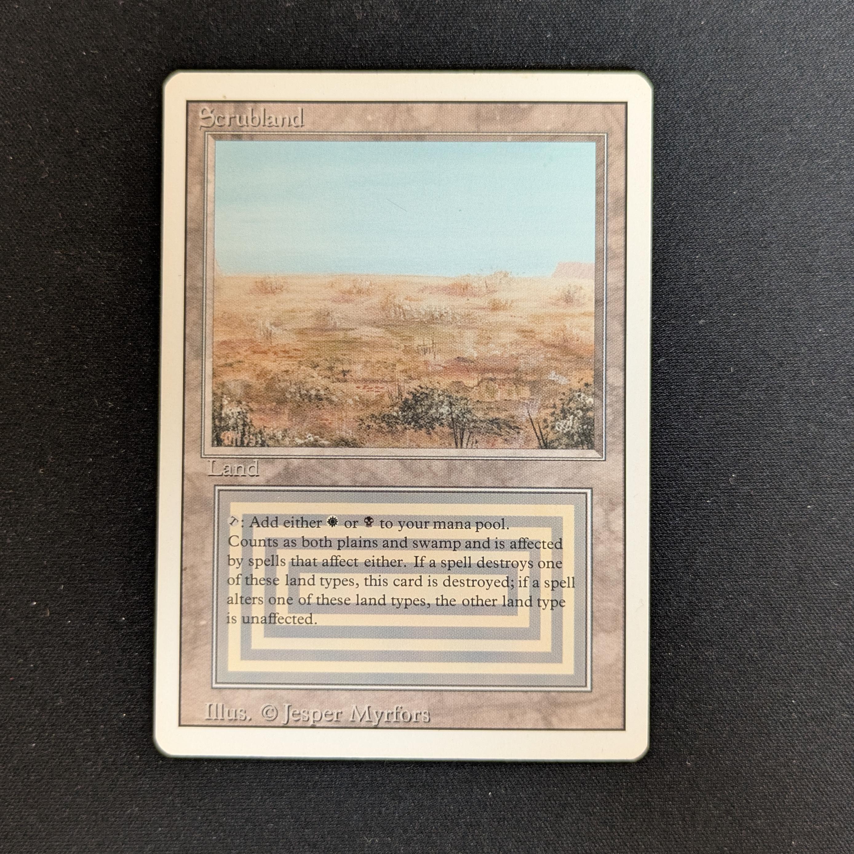 MTG Singles - Scrubland - Revised - EX - 28268