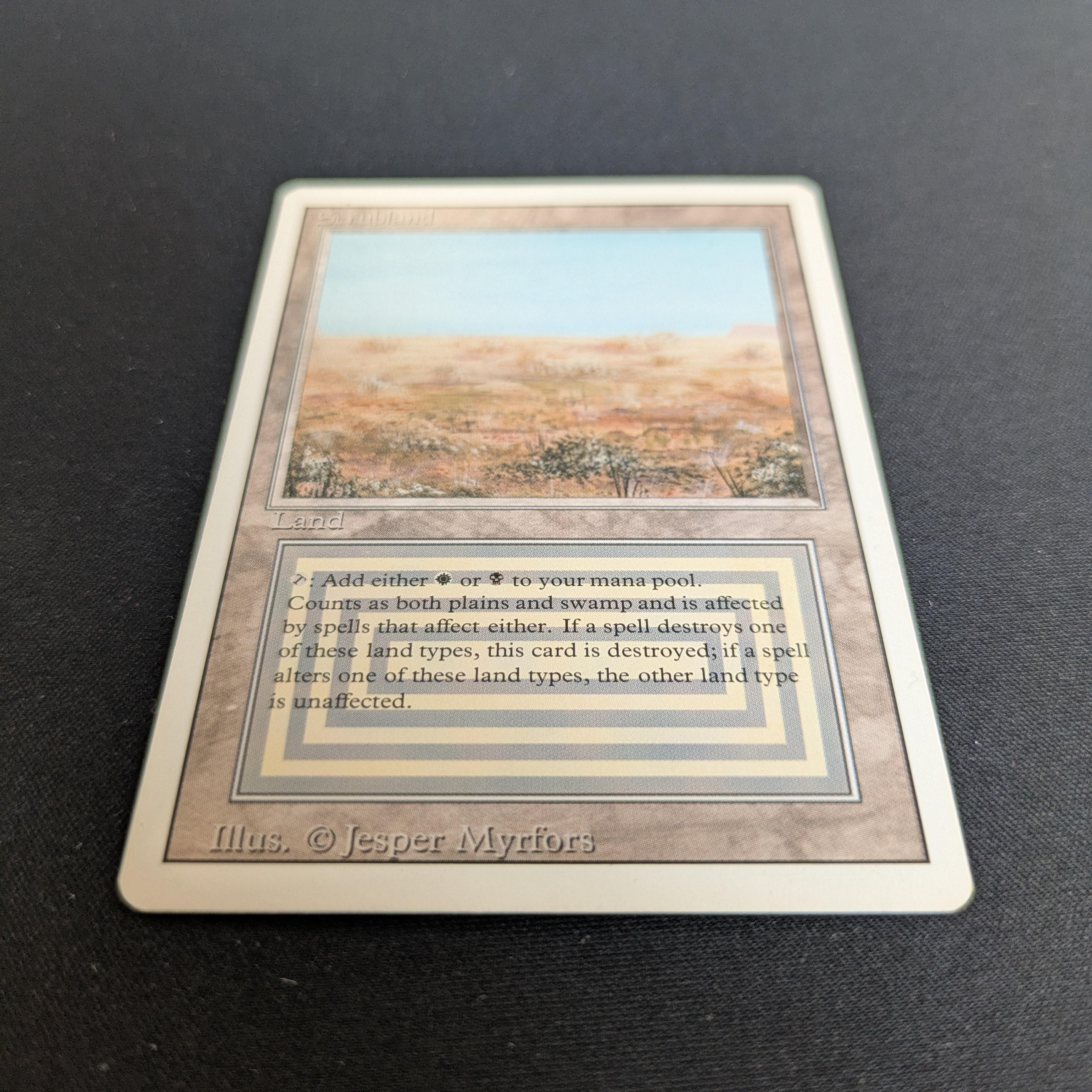 MTG Singles - Scrubland - Revised - 
