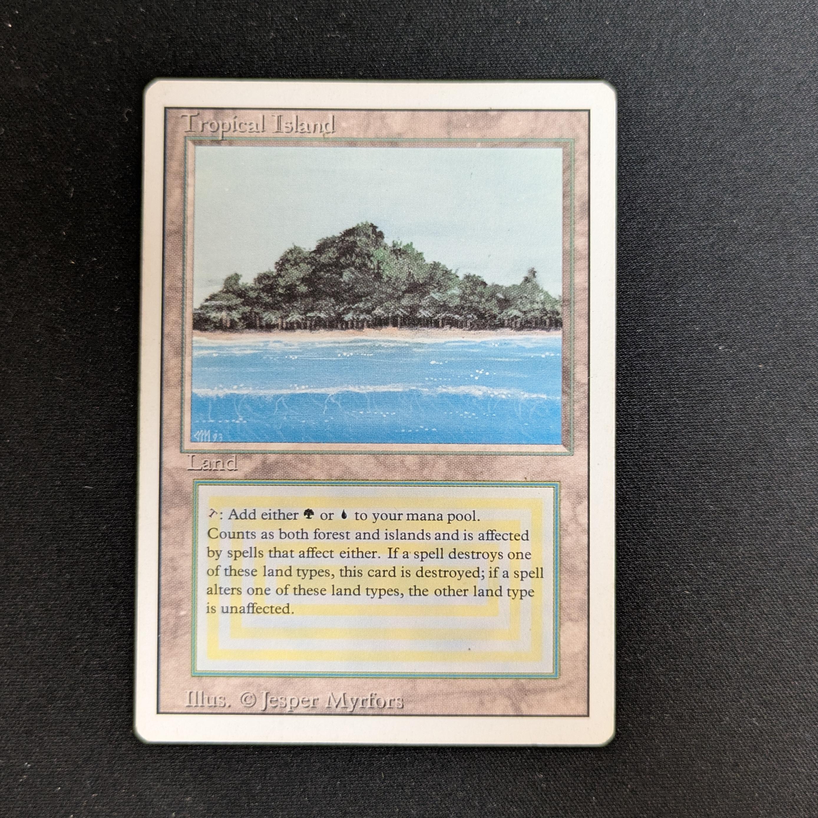 MTG Singles - Tropical Island - Revised - LP - 28280
