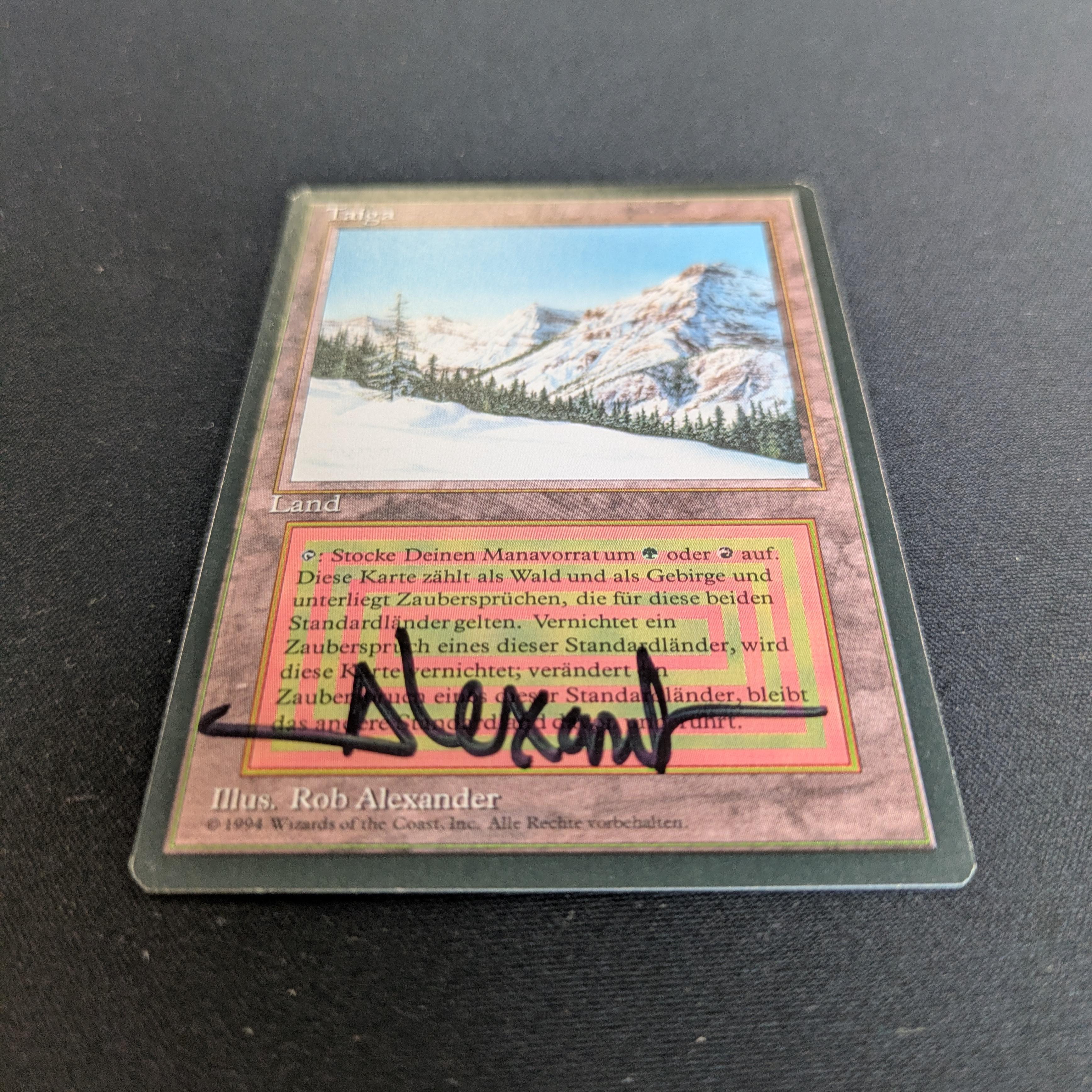 MTG Singles - Taiga - Foreign Black Bordered - 