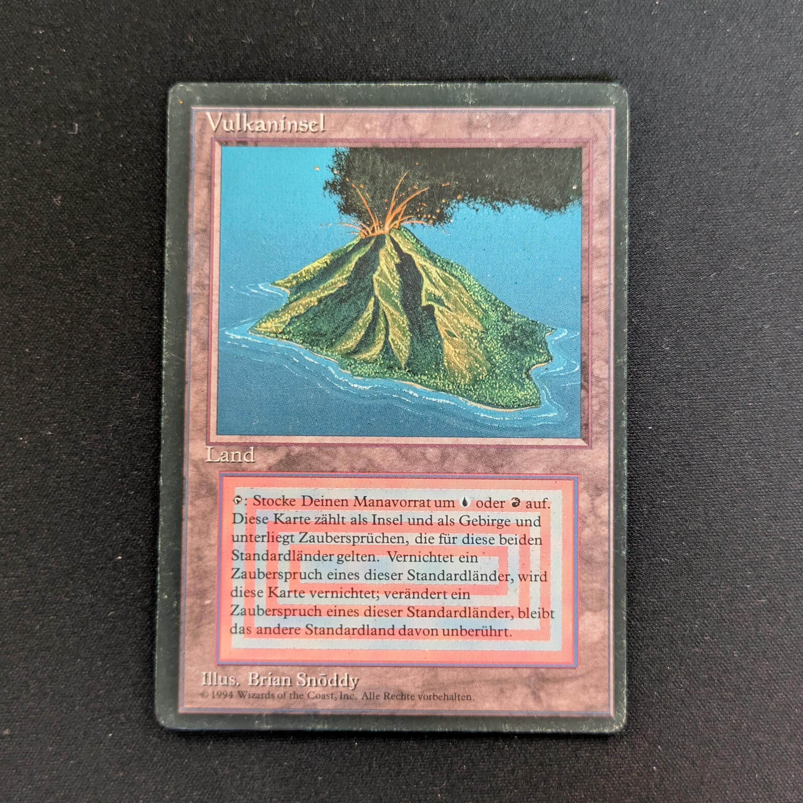 MTG Singles - Volcanic Island - Foreign Black Bordered - 