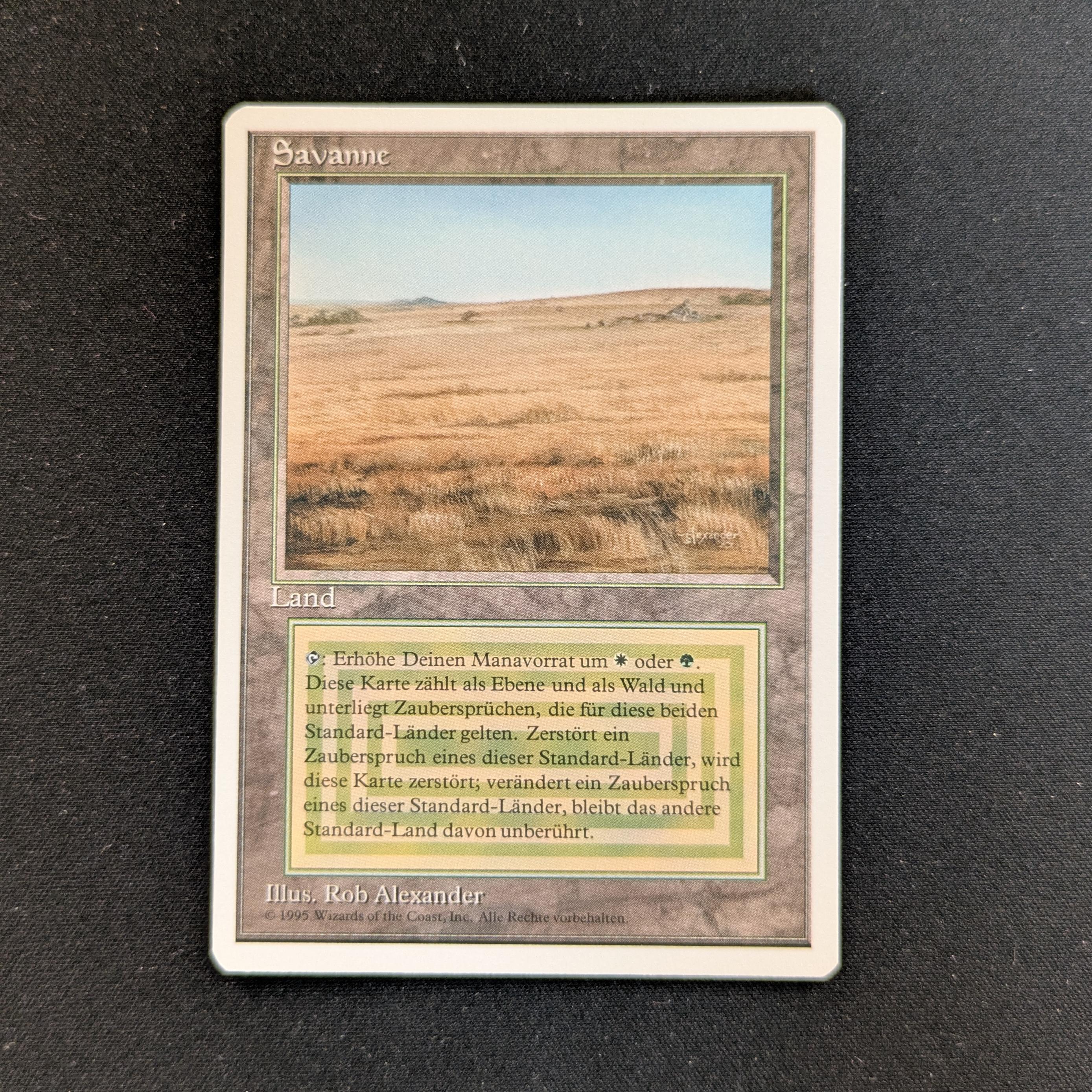 MTG Singles - Savannah - Foreign White Bordered - German - EX - 28319