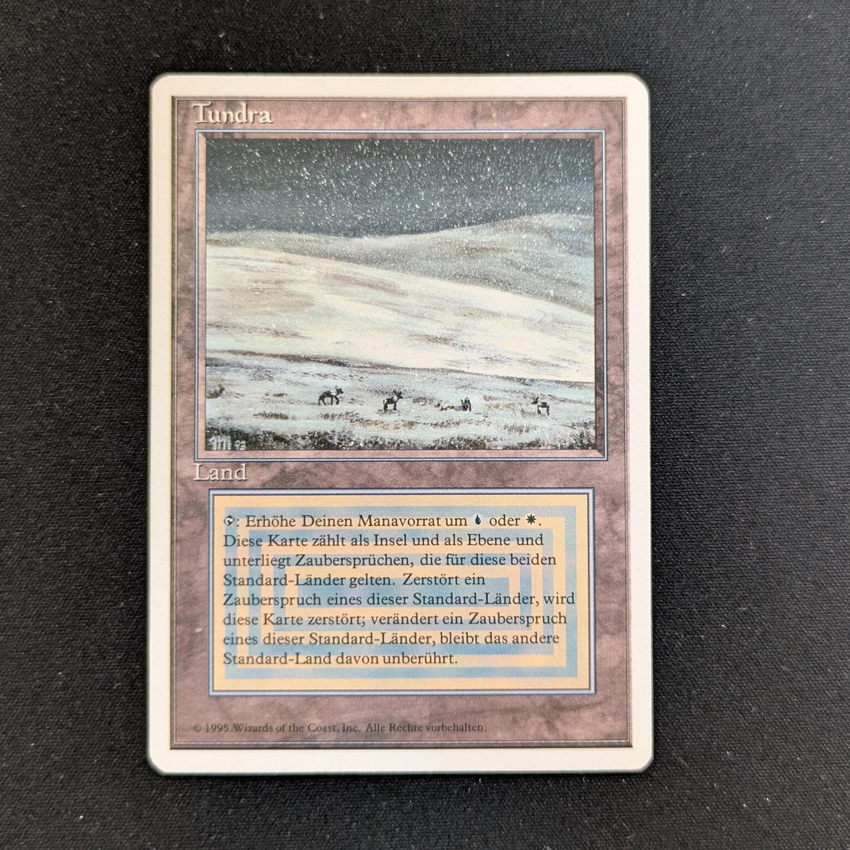 MTG Singles - Tundra - Foreign White Bordered - German - GD - 28320