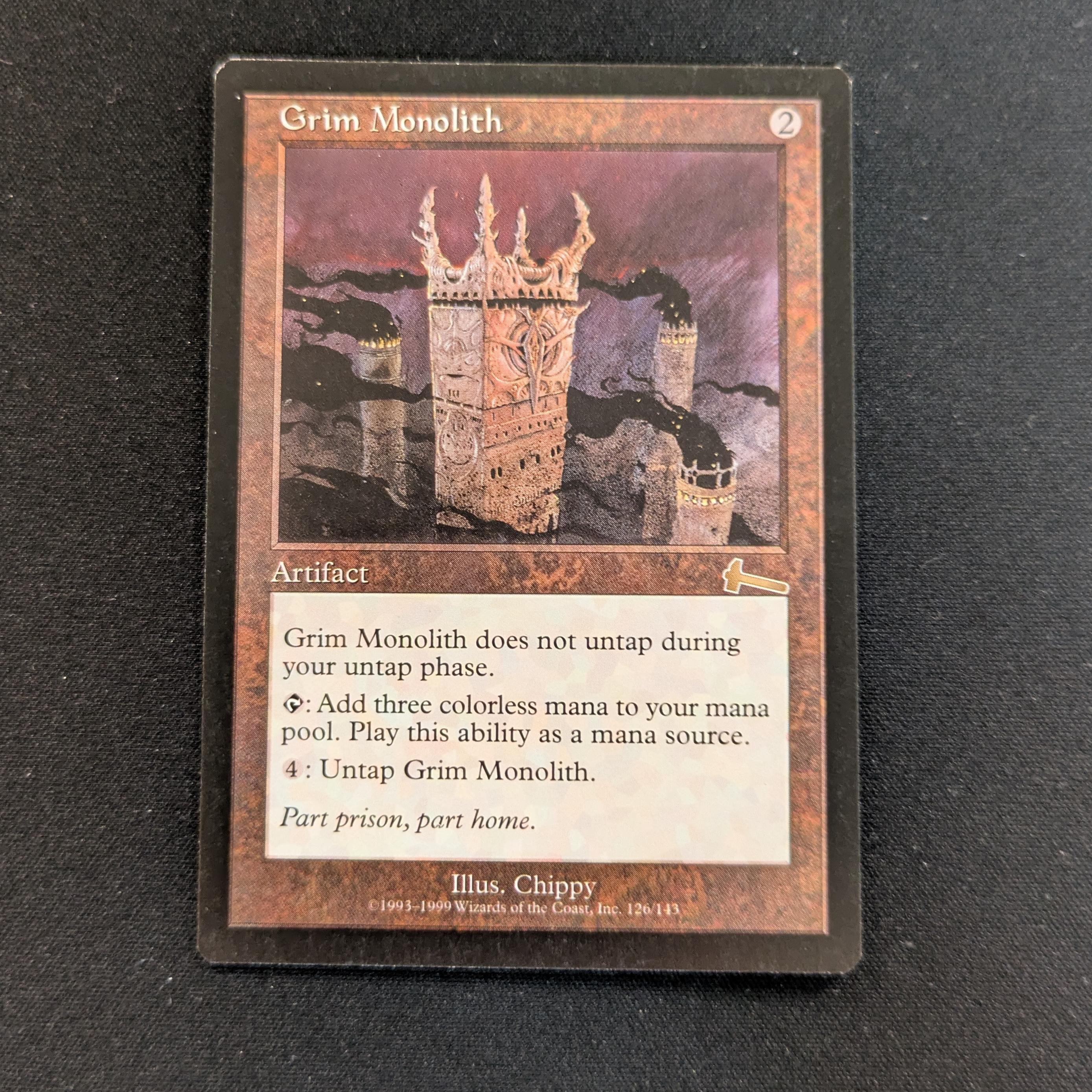 MTG Singles - Grim Monolith - Urza's Legacy - English - EX - 28327