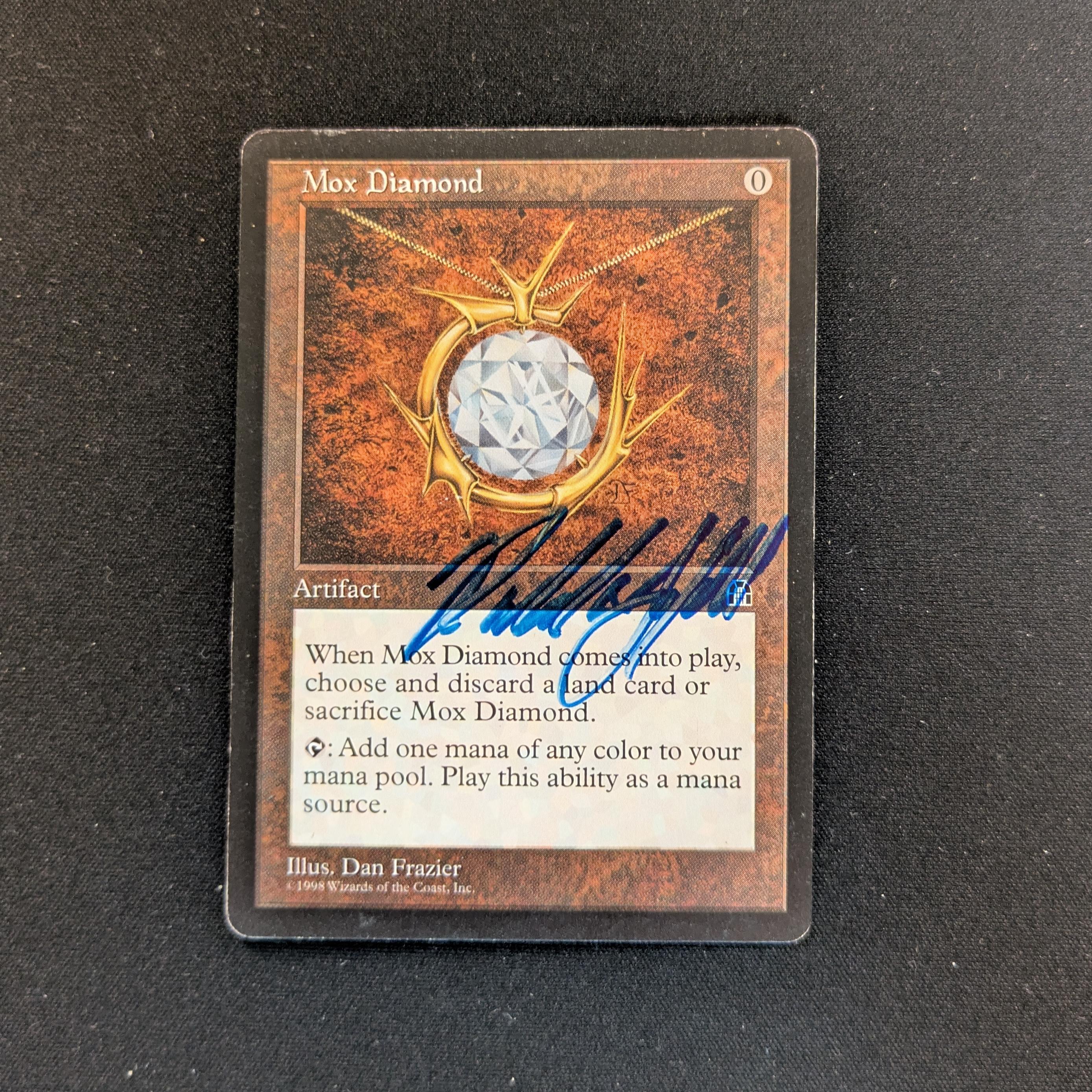 MTG Singles - Mox Diamond - Stronghold - English - PL - SIGNED, INKED - 28330