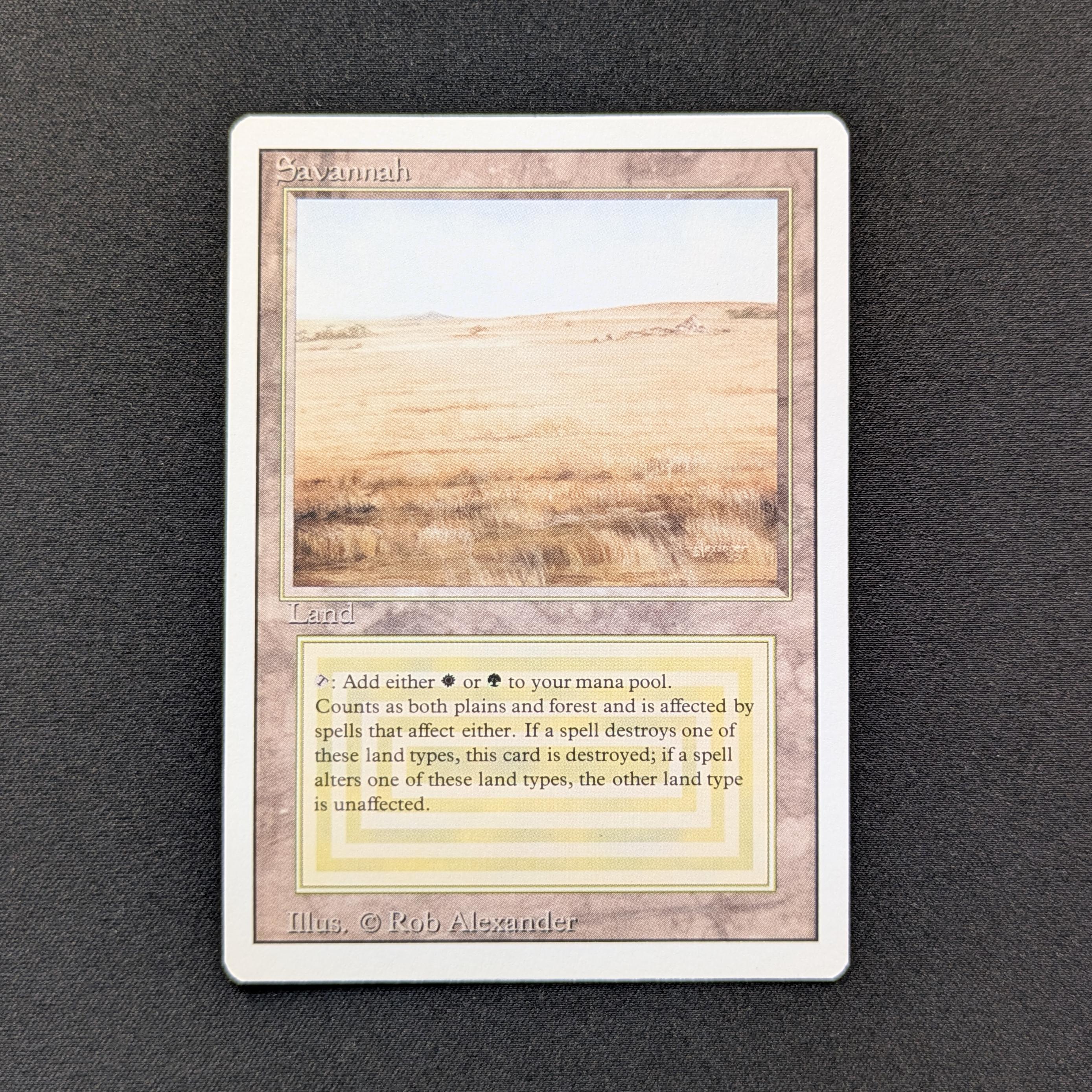 MTG Singles - Savannah - Revised - EX - 28439