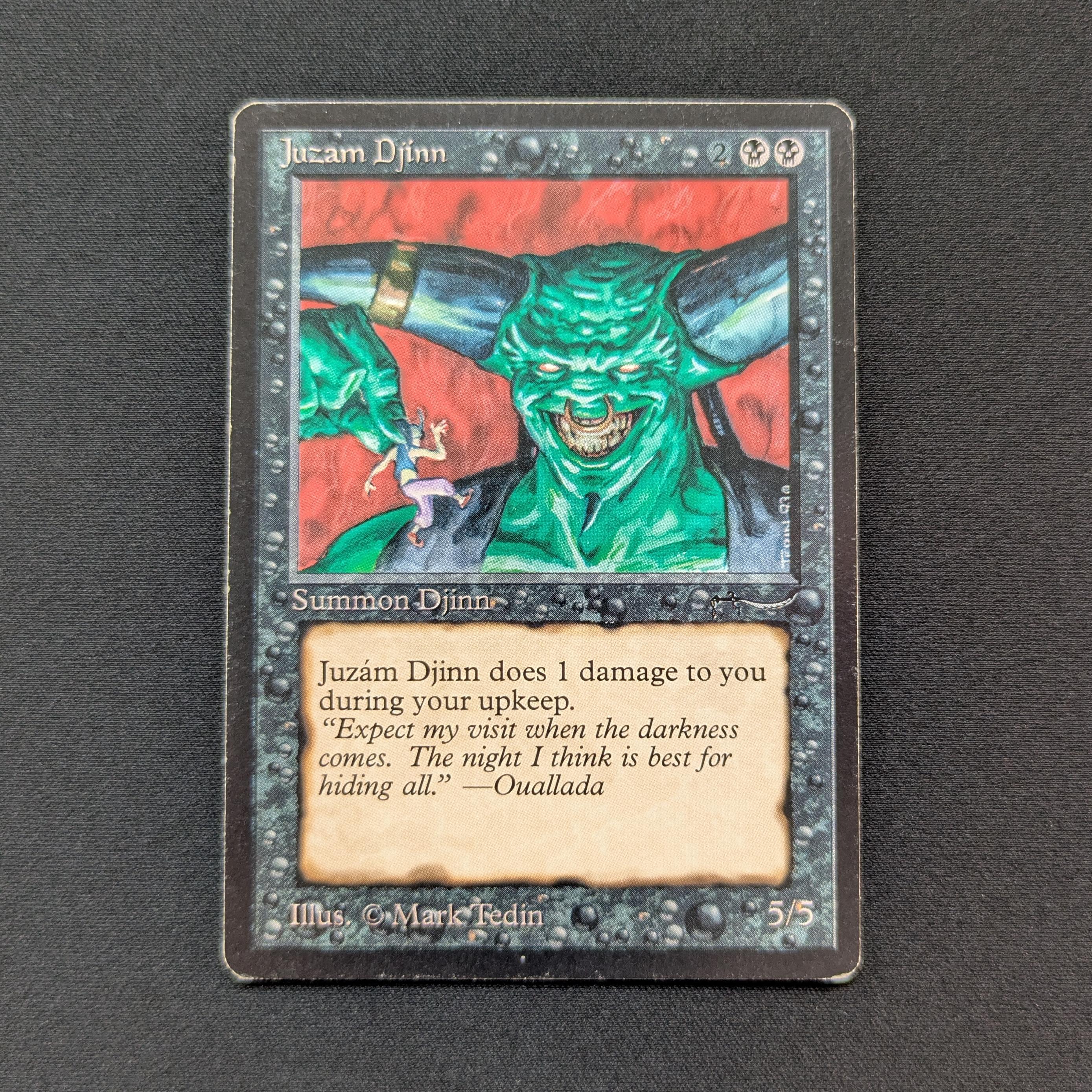 MTG Singles - Juzam Djinn - Arabian Nights - LP - 28494