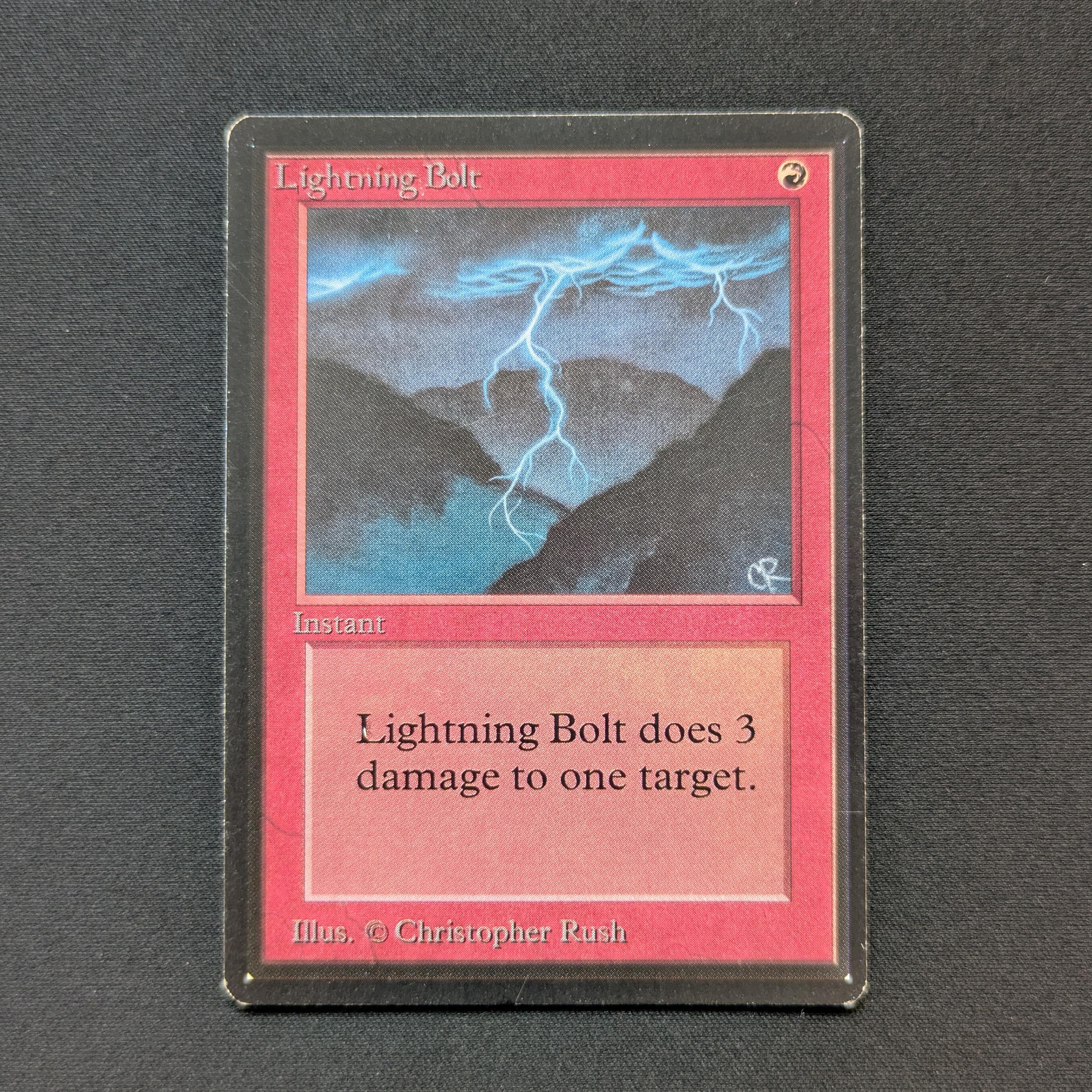 MTG Singles - Lightning Bolt - Beta - GD - 28504