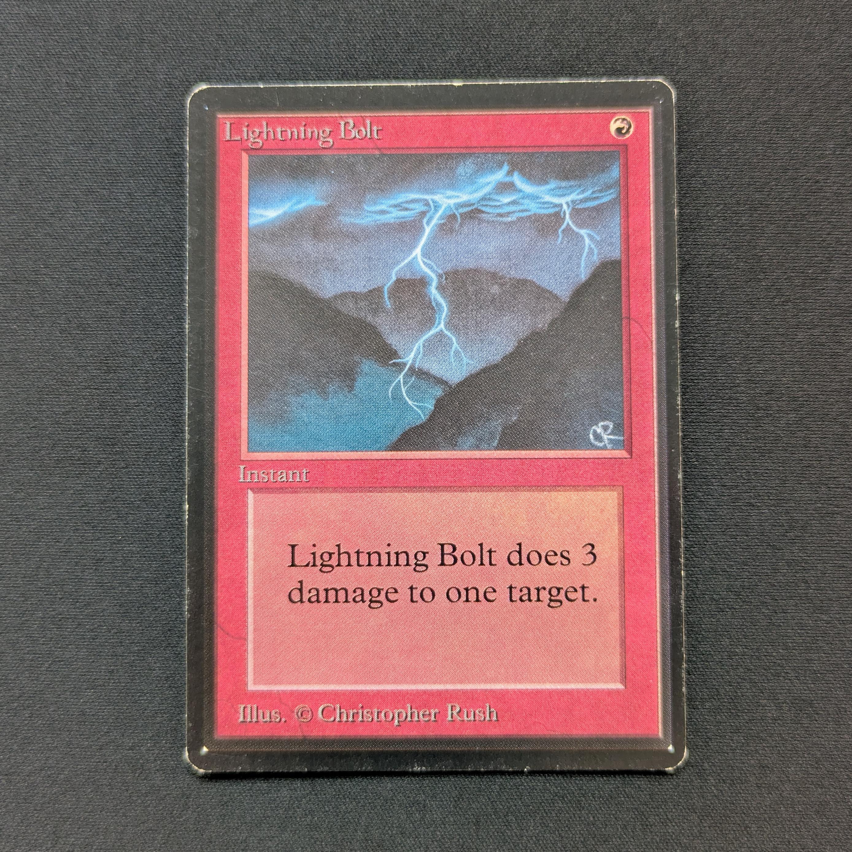MTG Singles - Lightning Bolt - Beta - GD - 28505