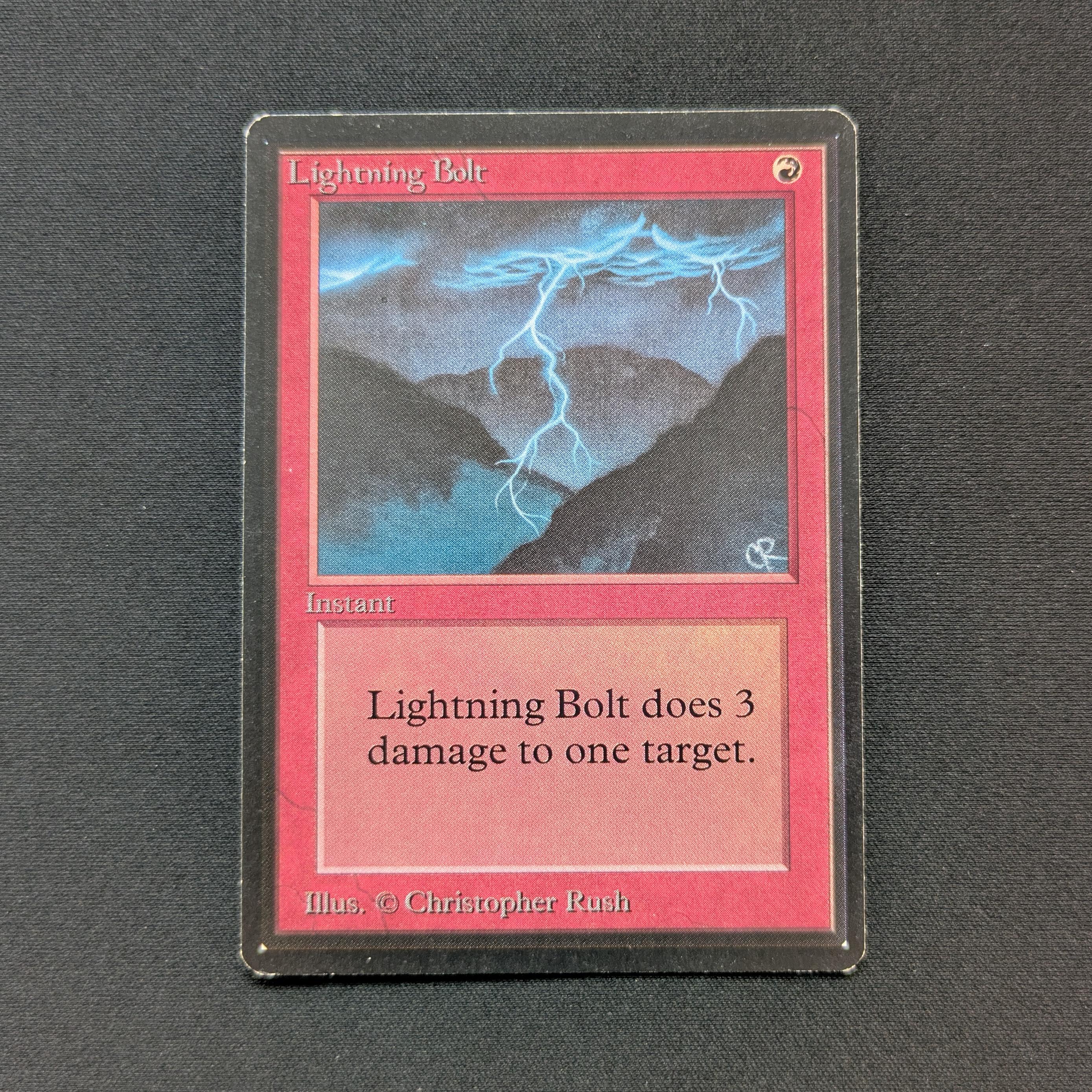 MTG Singles - Lightning Bolt - Beta - GD - 28507