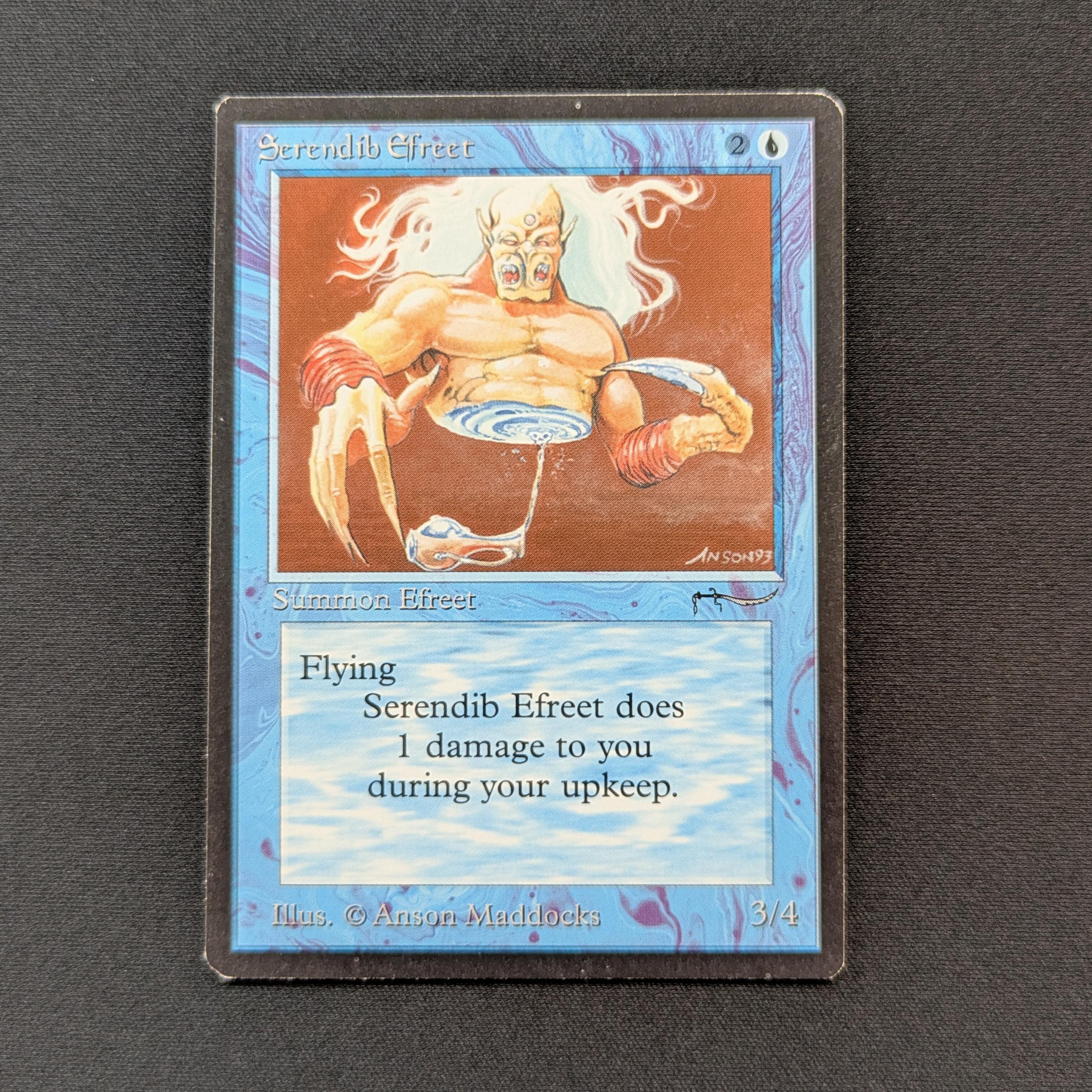 MTG Singles - Serendib Efreet - Arabian Nights - NM - 28515