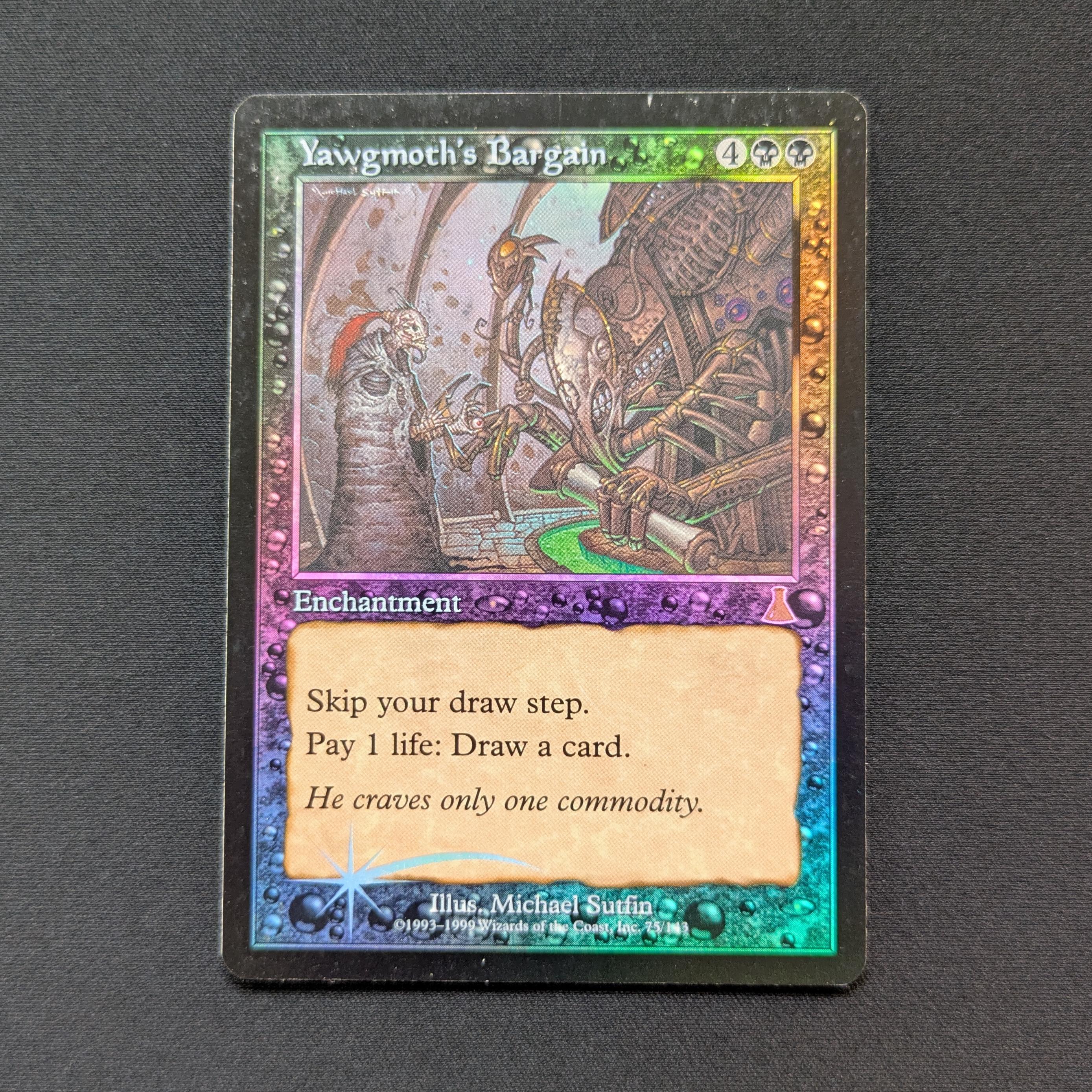 MTG Singles - [FOIL] Yawgmoth's Bargain - Urza's Destiny - PO - 