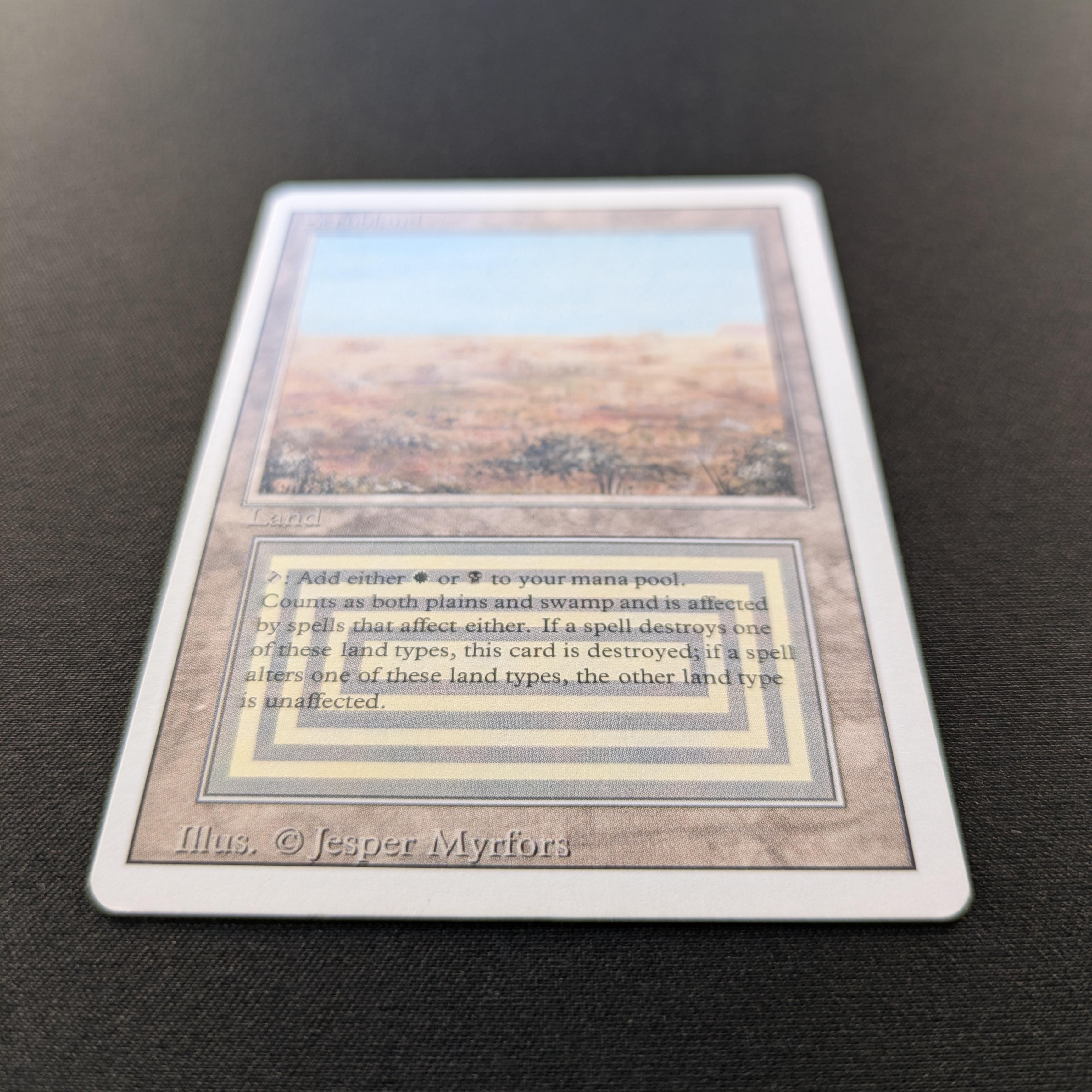 MTG Singles - Scrubland - Revised - 