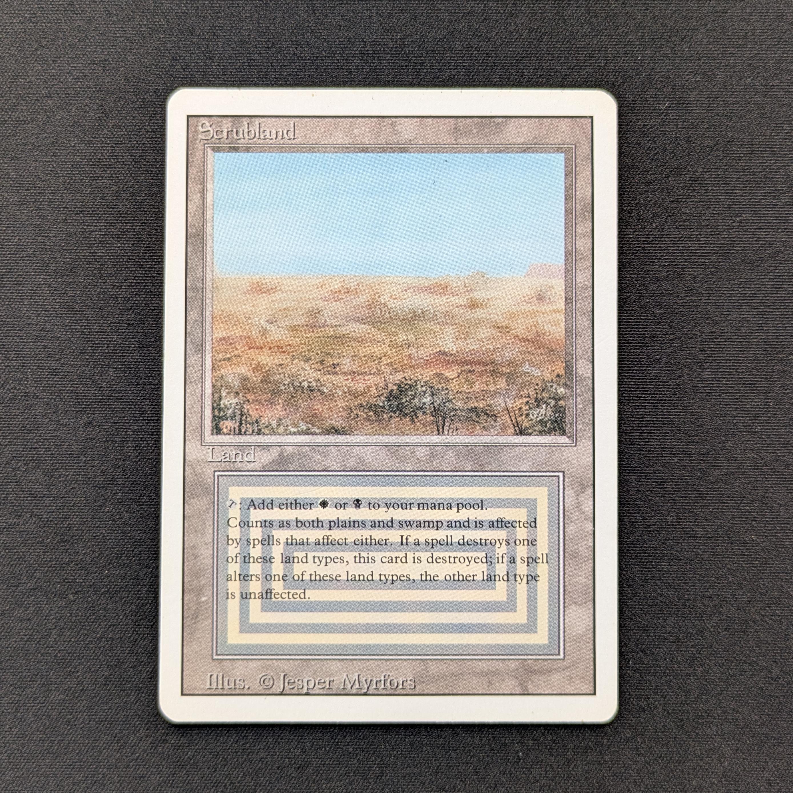 MTG Singles - Scrubland - Revised - GD - 28536