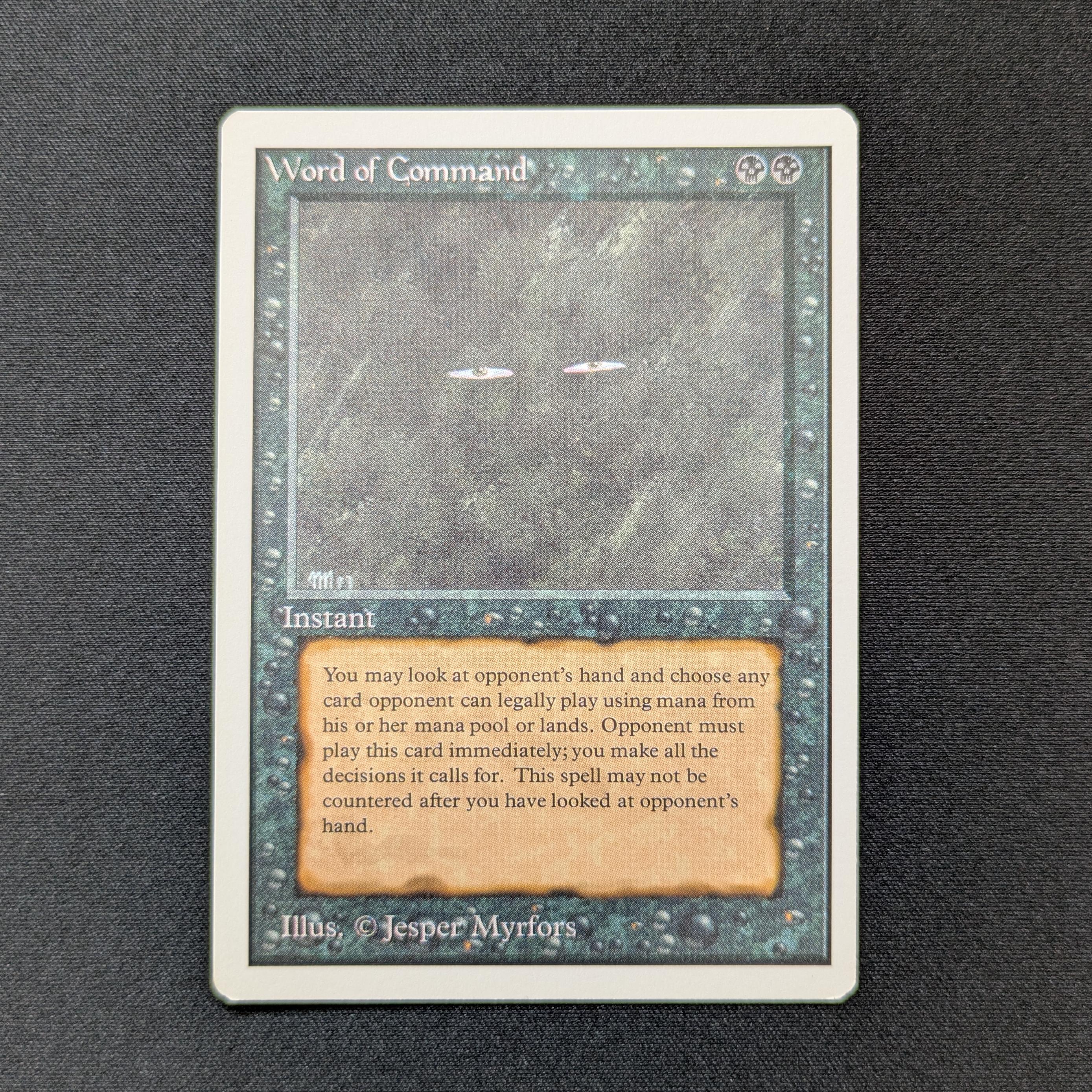 MTG Singles - Word of Command - Unlimited - GD - 28544
