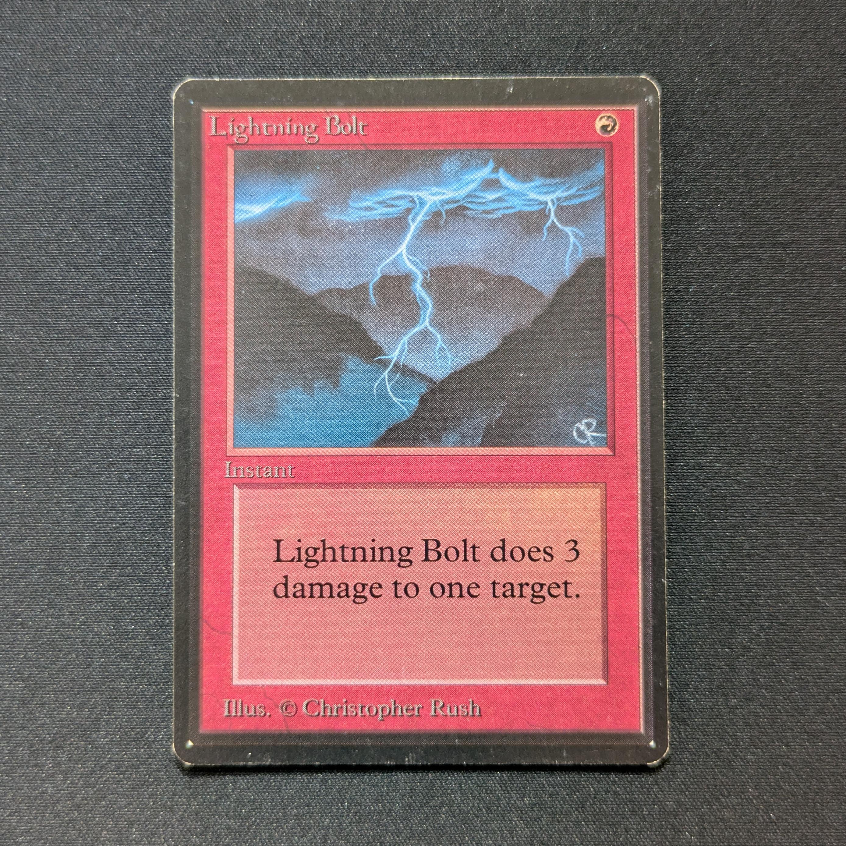 MTG Singles - Lightning Bolt - Beta - GD - 28579