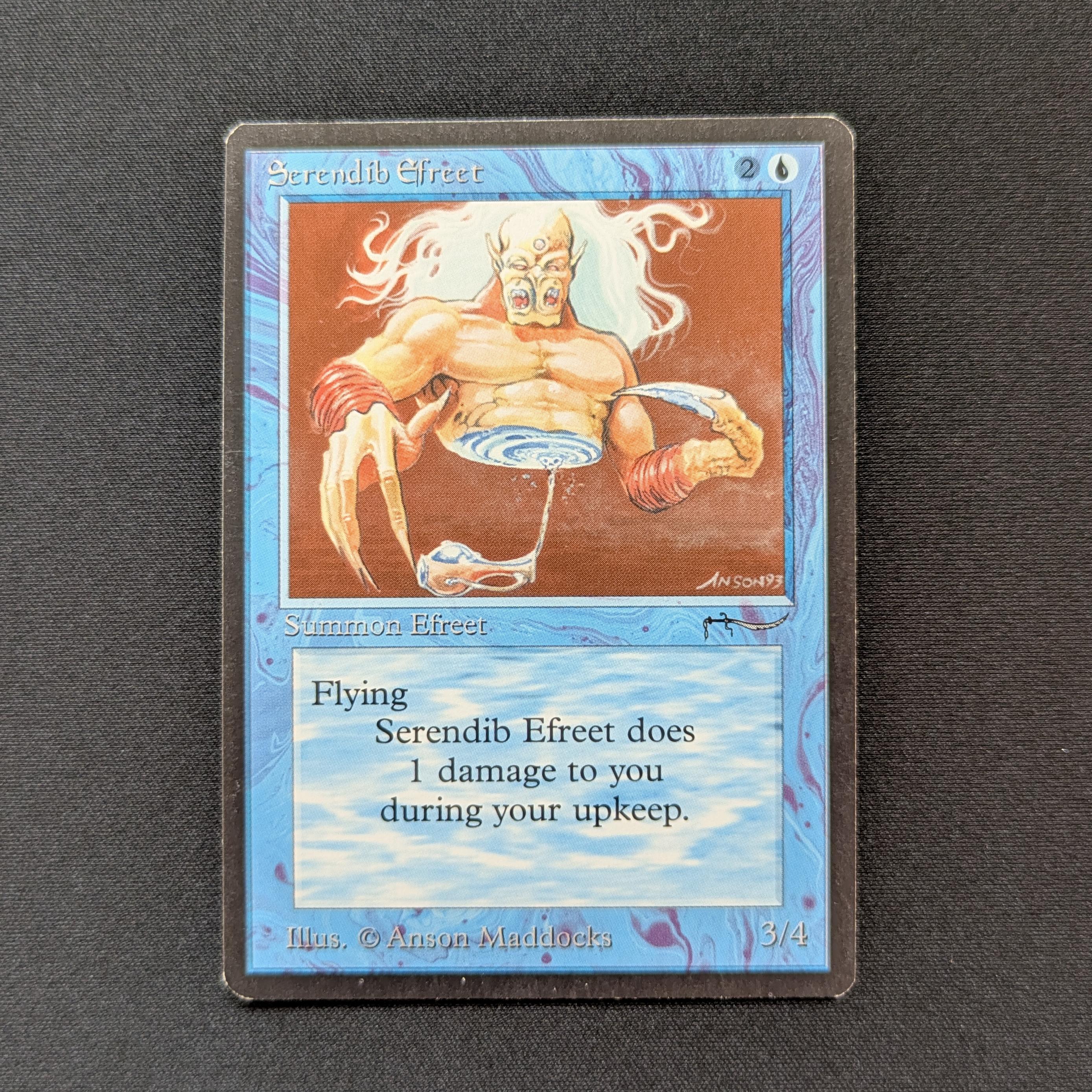 MTG Singles - Serendib Efreet - Arabian Nights - EX - 28605