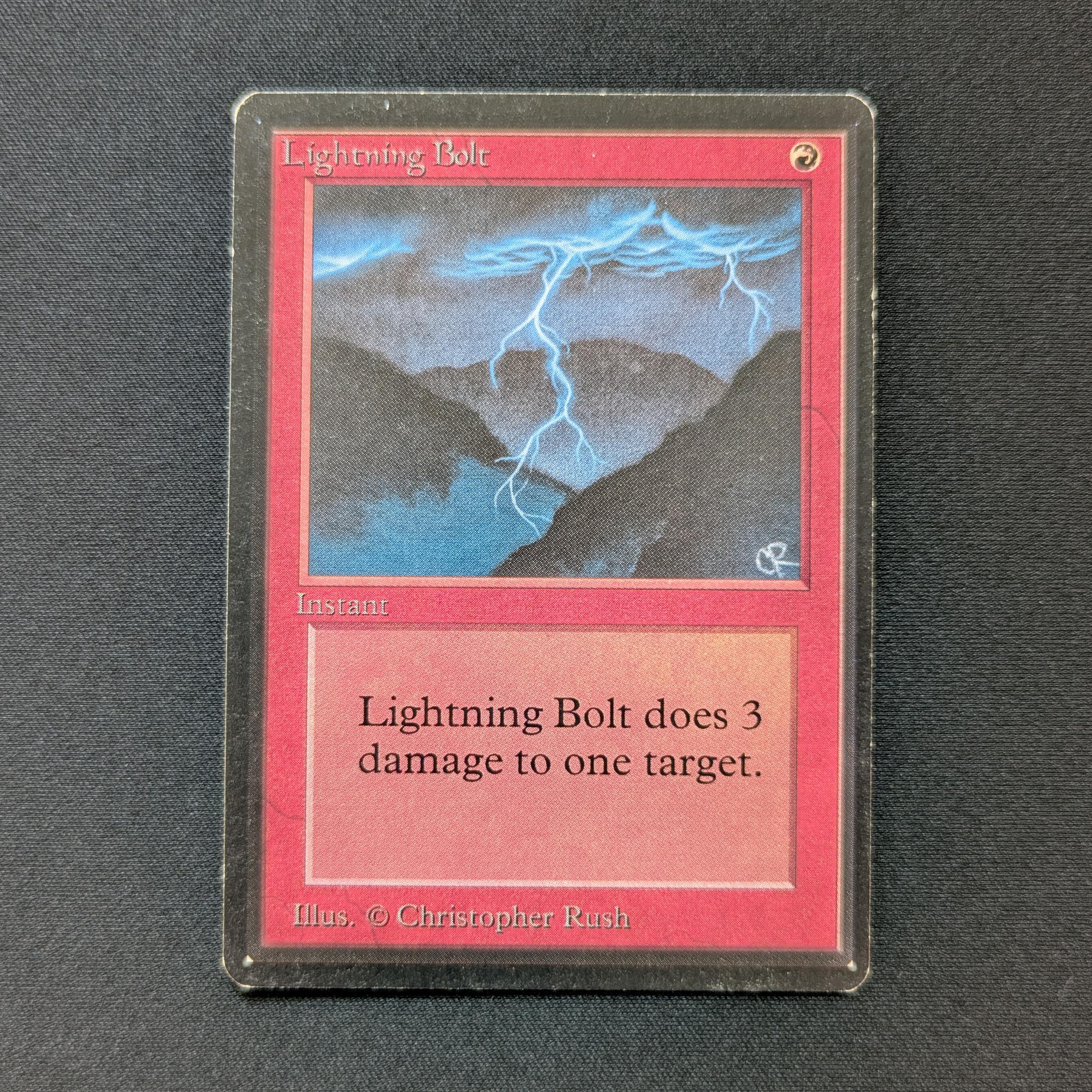 MTG Singles - Lightning Bolt - Beta - GD - 28610