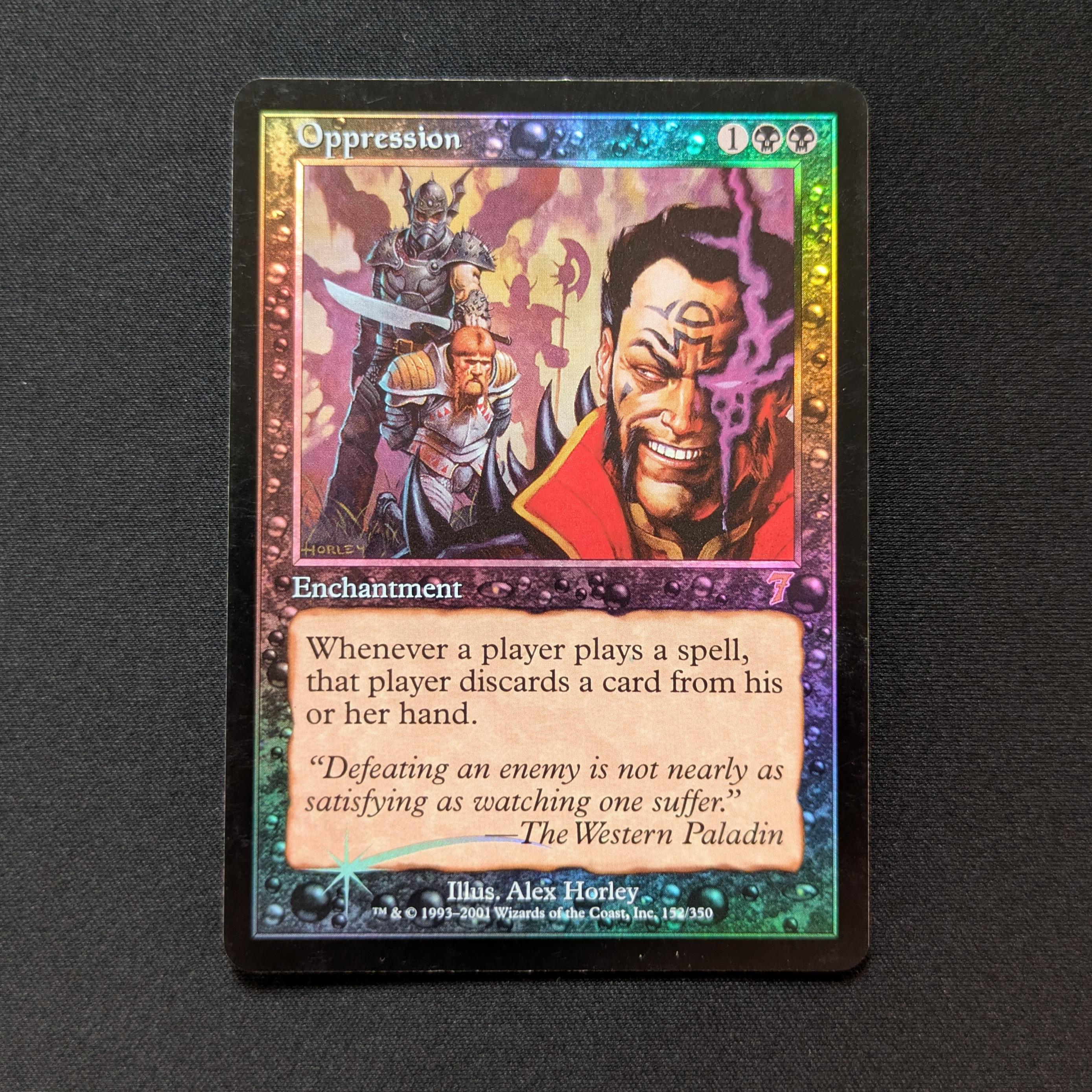 MTG Singles - [FOIL] Oppression - Seventh Edition - EX - 