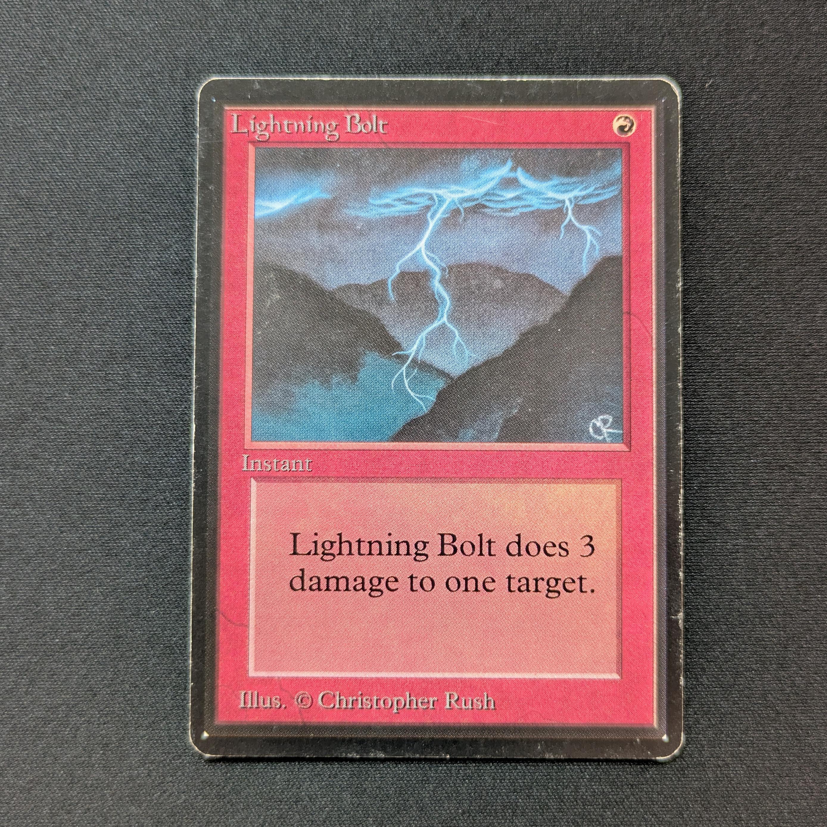 MTG Singles - Lightning Bolt - Beta - LP - 28704