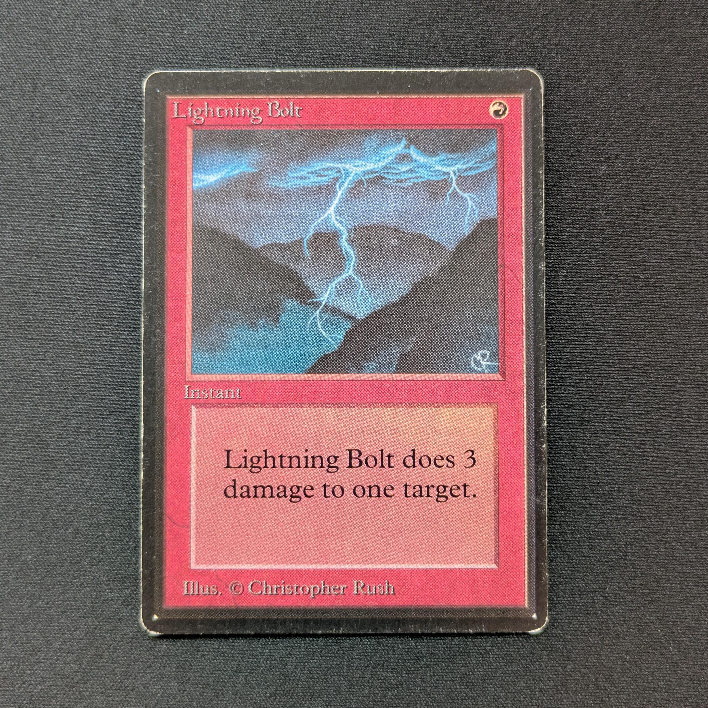 MTG Singles - Lightning Bolt - Beta - LP - 28705