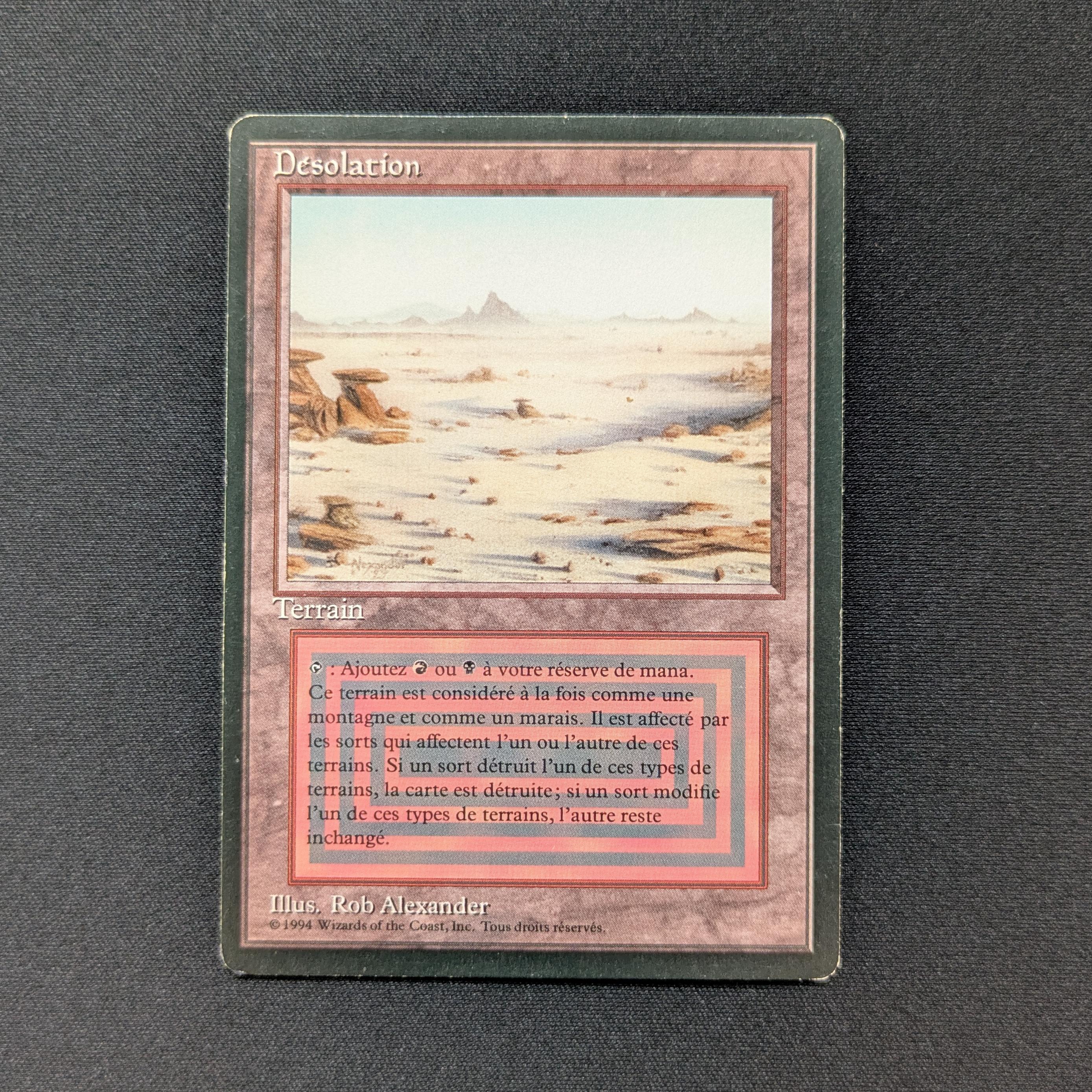 MTG Singles - Badlands - Foreign Black Bordered - French - PL - INKED - 28735
