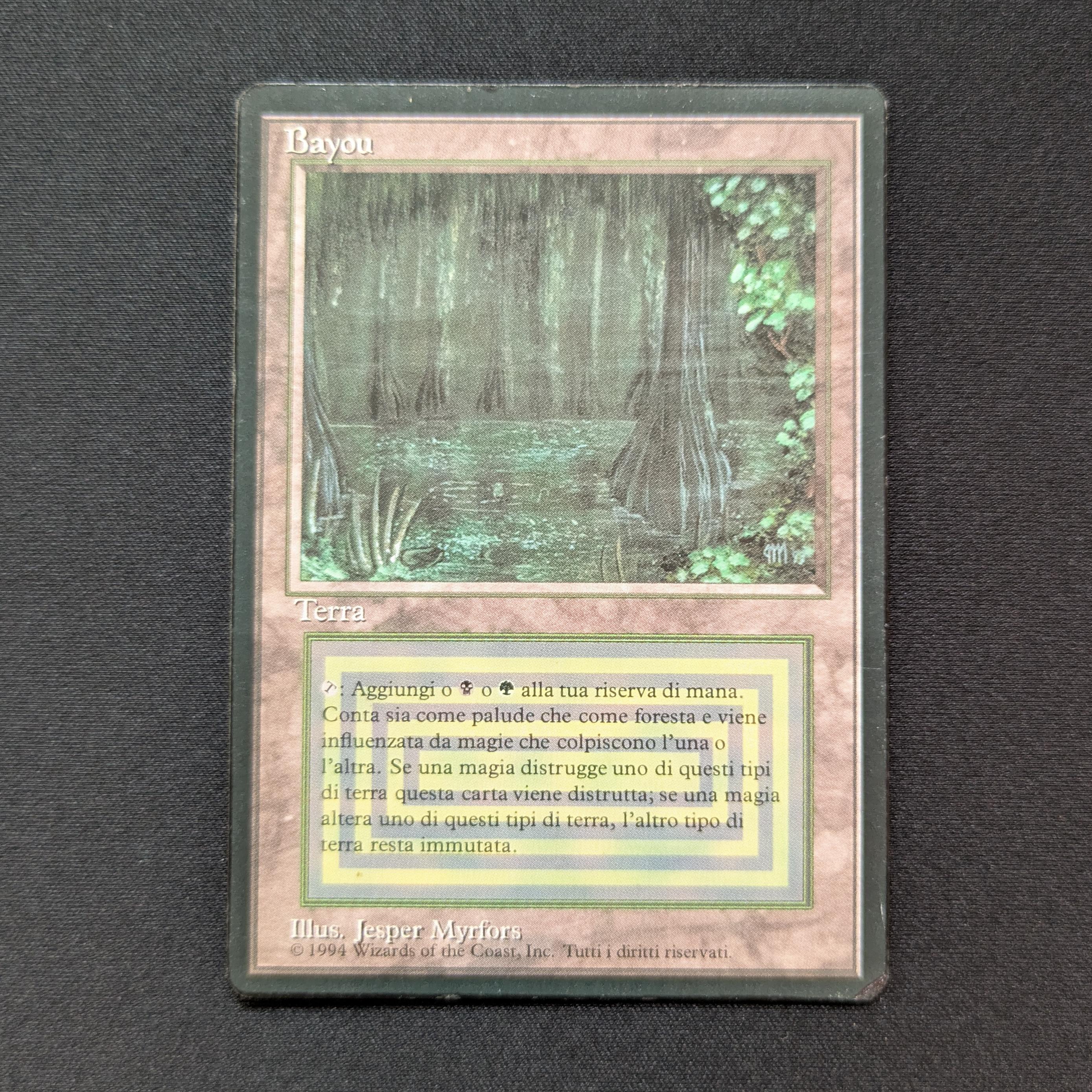 MTG Singles - Bayou - Foreign Black Bordered - Italian - PO - INKED - 28743
