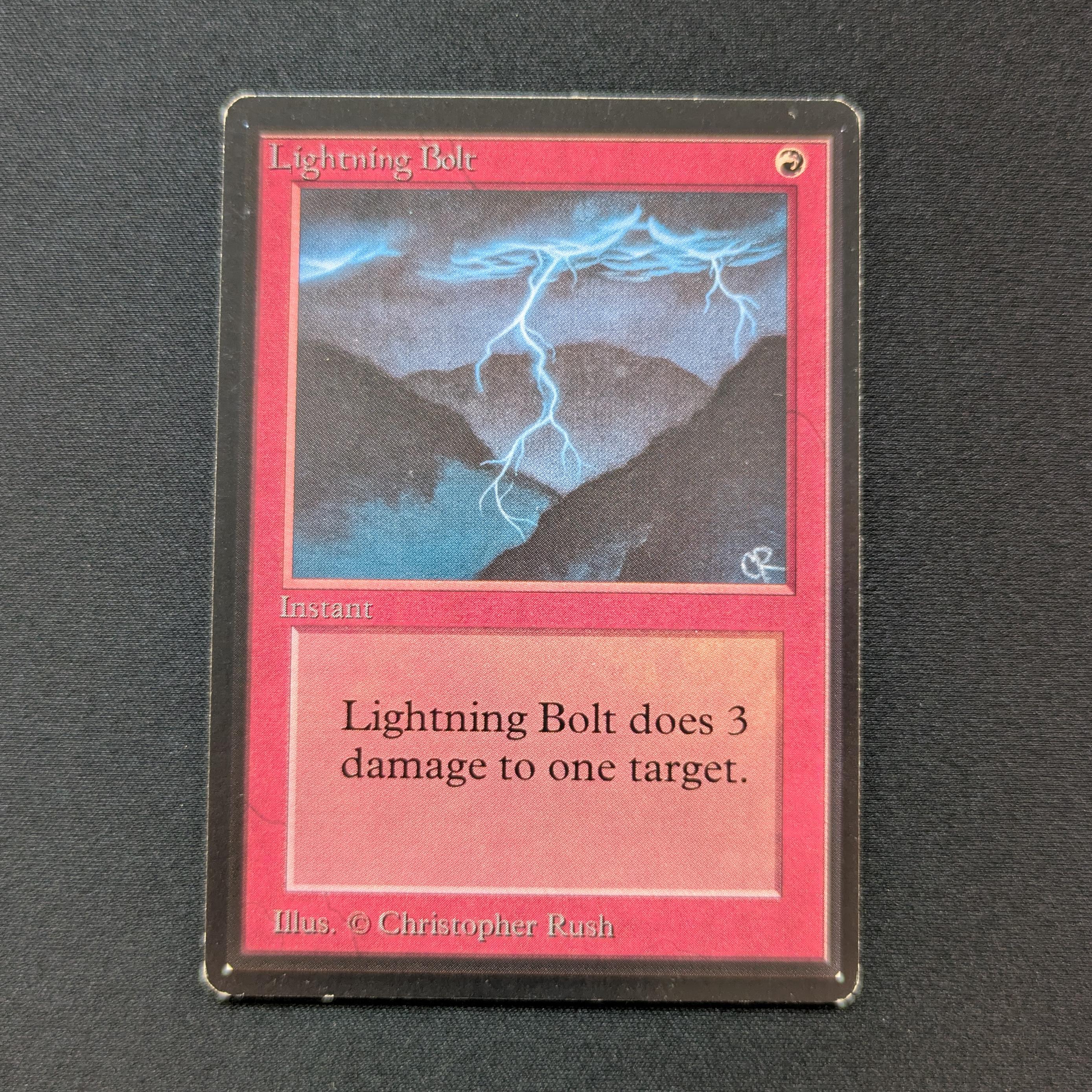 MTG Singles - Lightning Bolt - Beta - GD - 28746