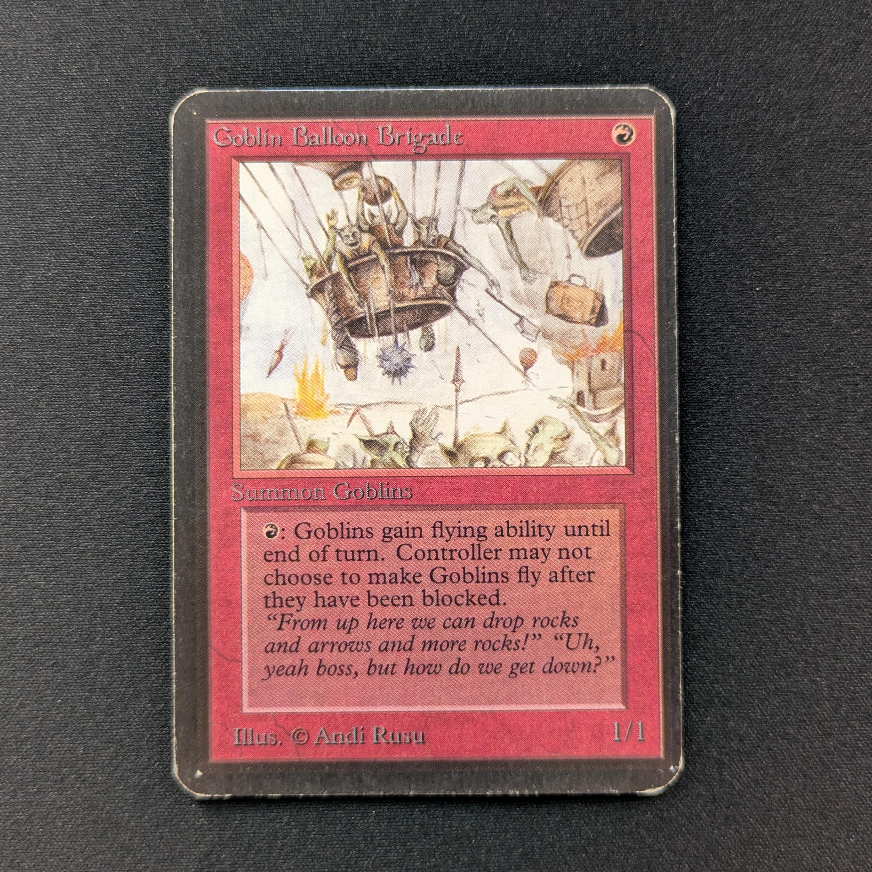 MTG Singles - Goblin Balloon Brigade - Alpha - PL - DENT - 28762