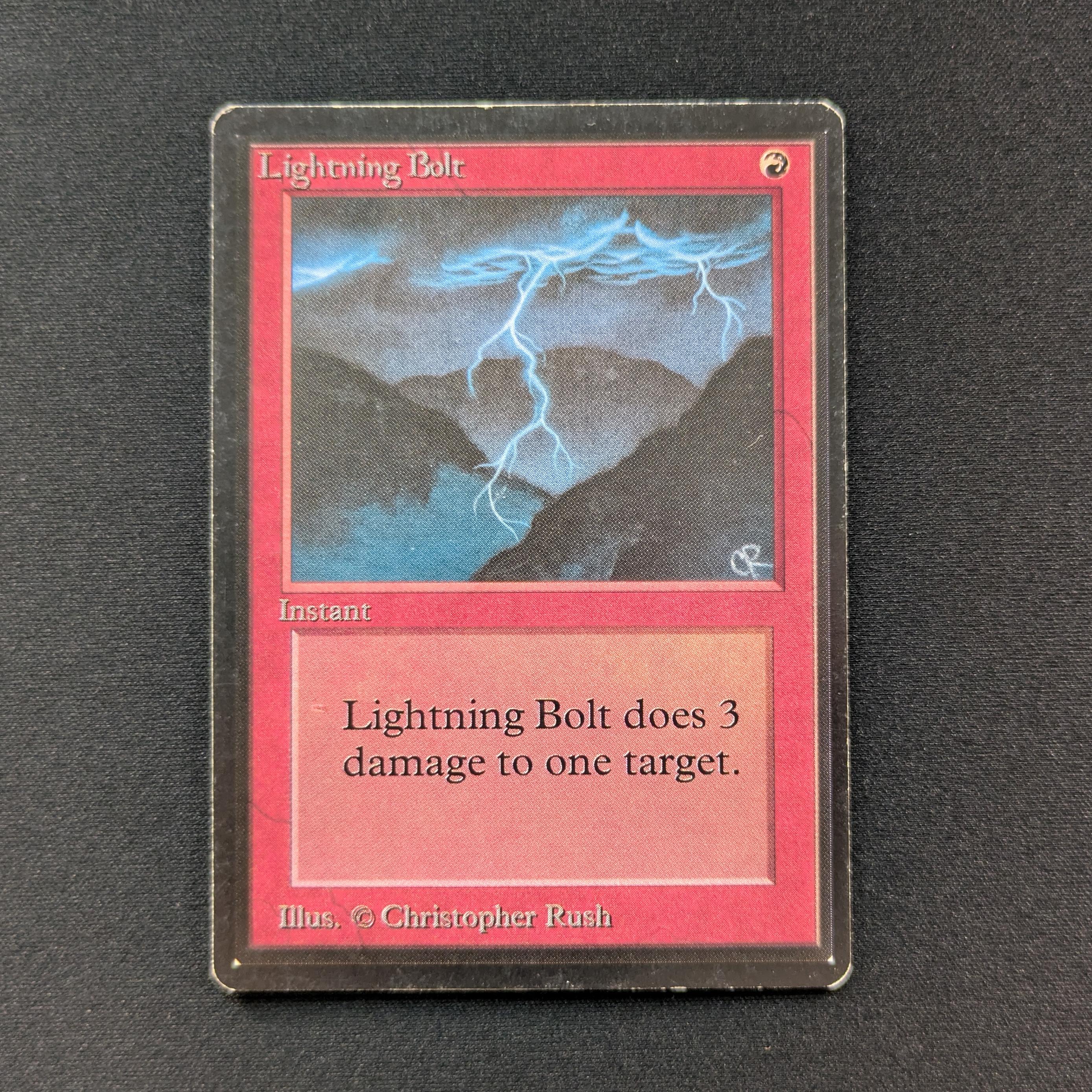 MTG Singles - Lightning Bolt - Beta - LP - 28769