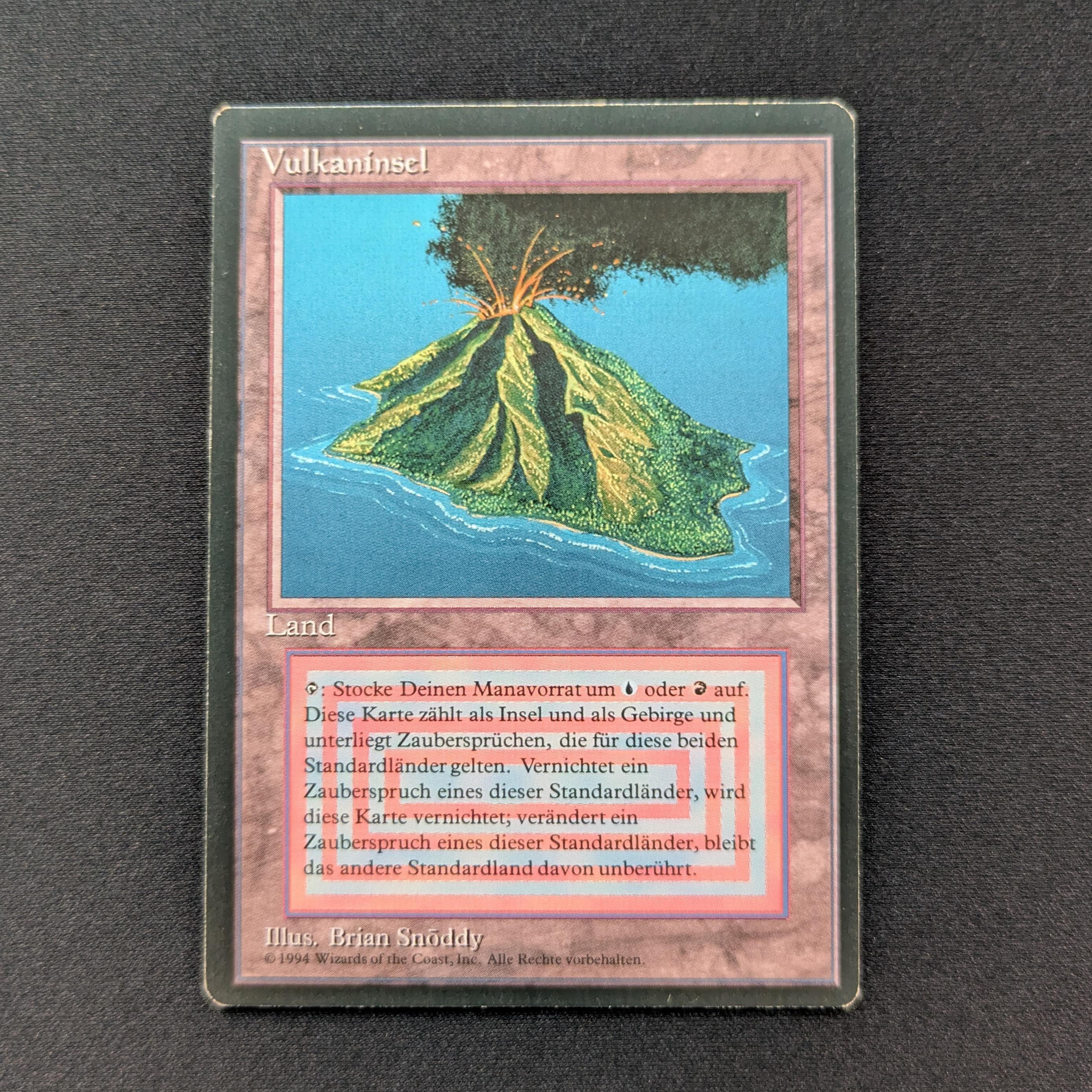 MTG Singles - Volcanic Island - Foreign Black Bordered - 