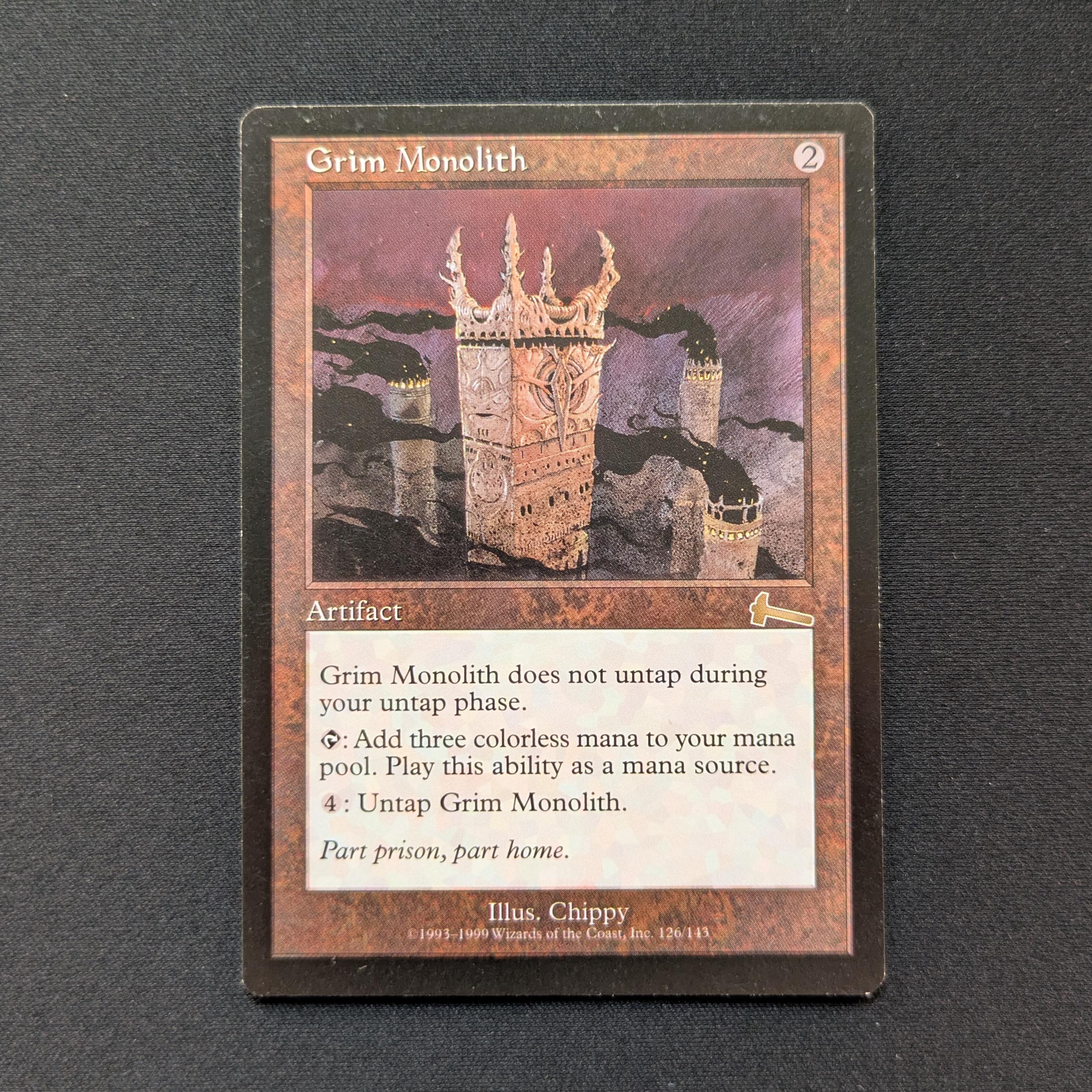 MTG Singles - Grim Monolith - Urza's Legacy - English - GD - 28831