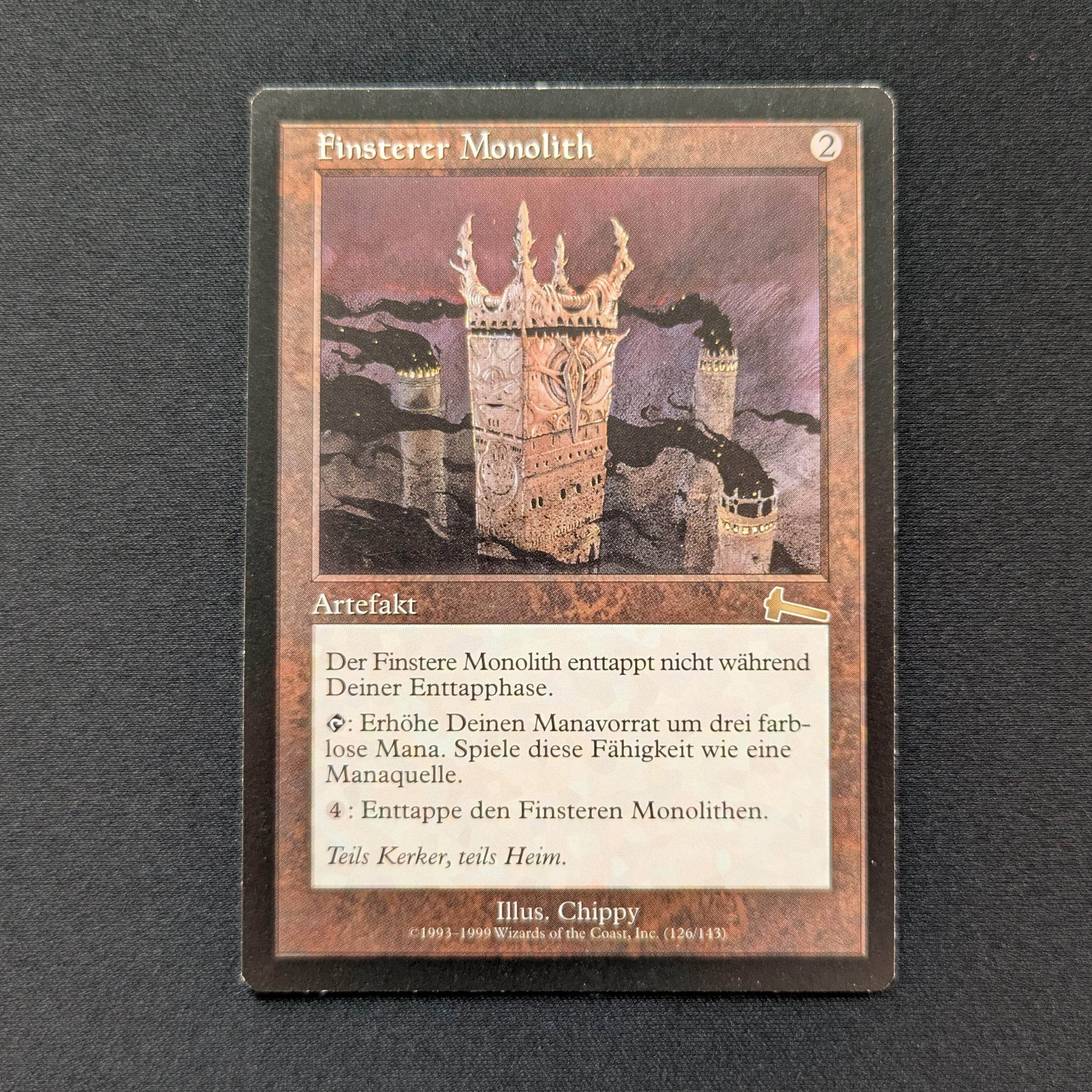 MTG Singles - Grim Monolith - Urza's Legacy - German - EX - 28837