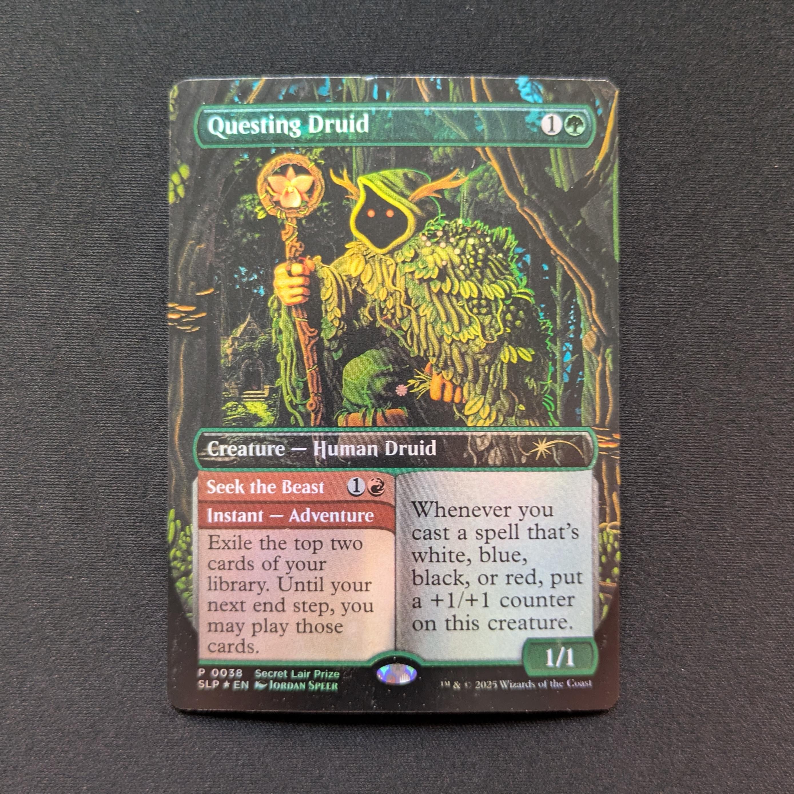 MTG Singles - [FOIL] Questing Druid - DCI Promos - NM - 