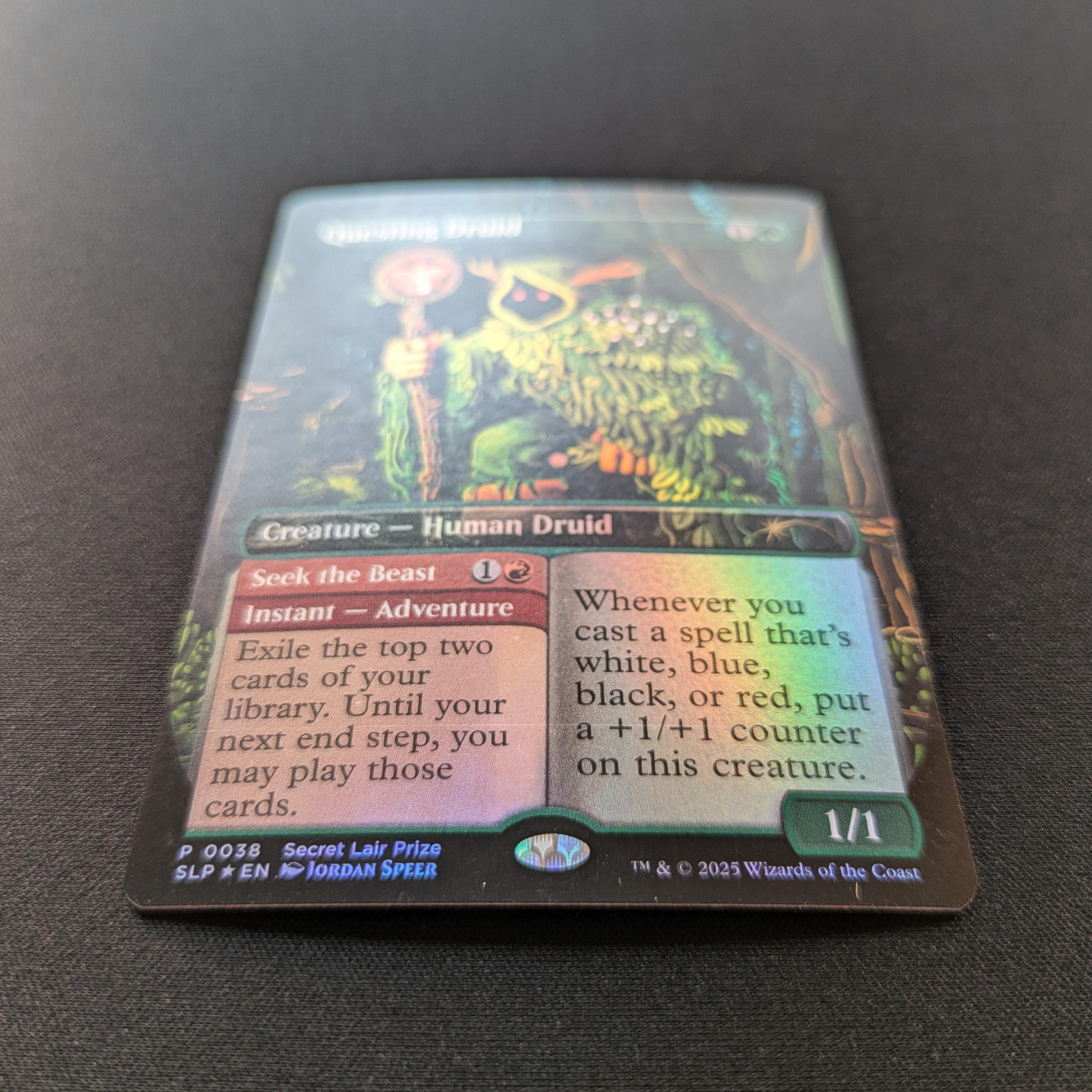 MTG Singles - [FOIL] Questing Druid - DCI Promos - NM - 