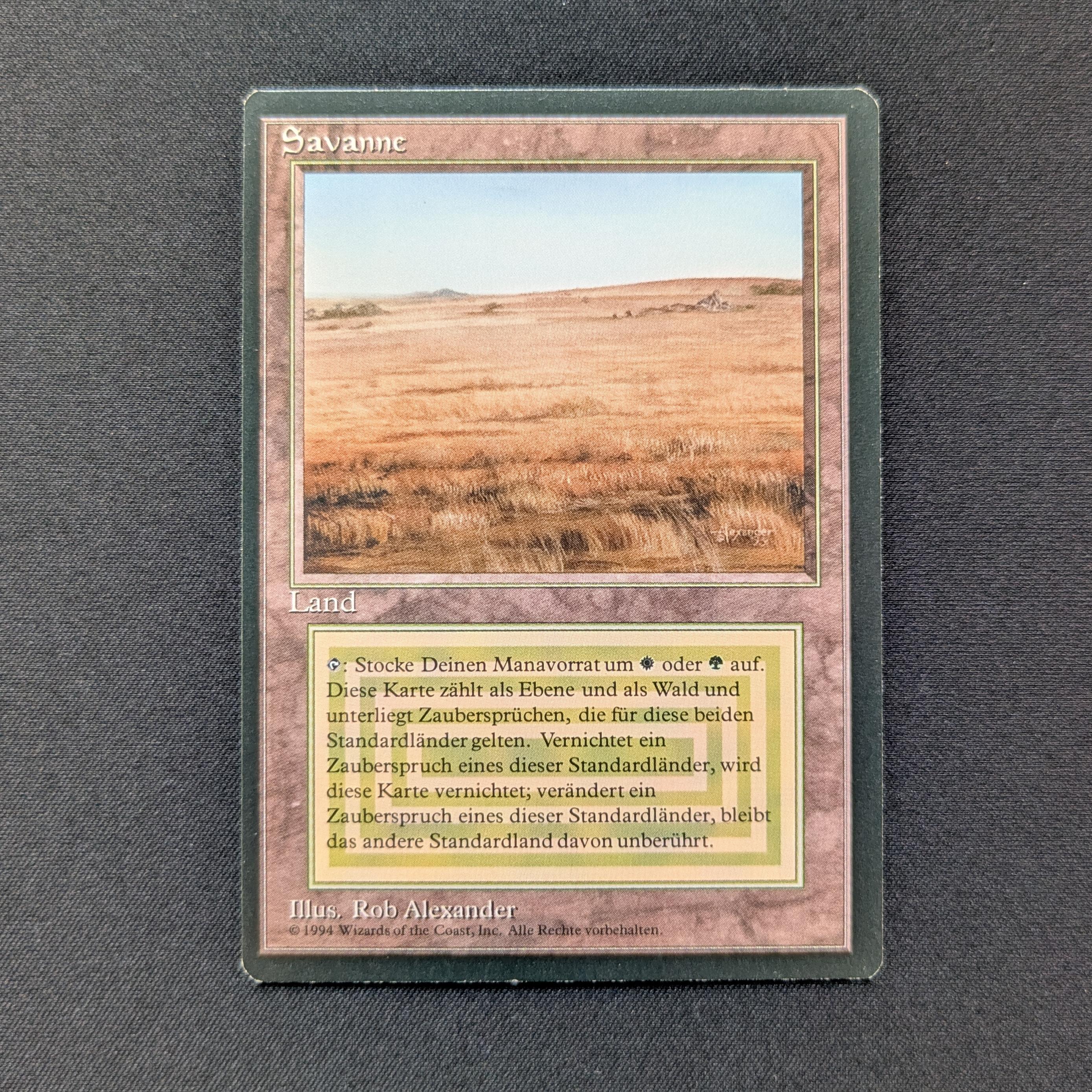 MTG Singles - Savannah - Foreign Black Bordered - German - EX - 28884
