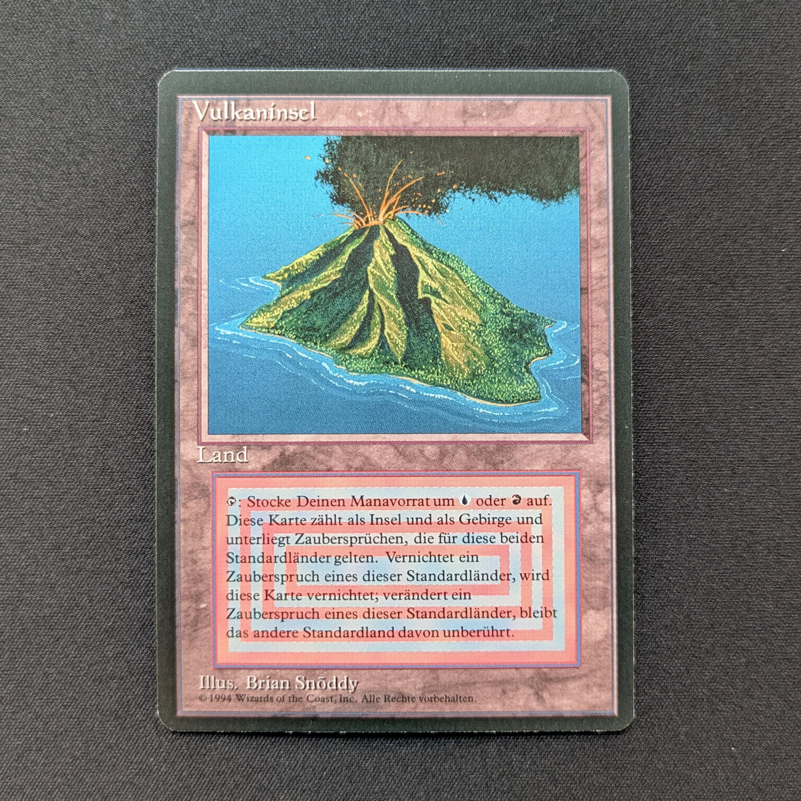 MTG Singles - Volcanic Island - Foreign Black Bordered - 