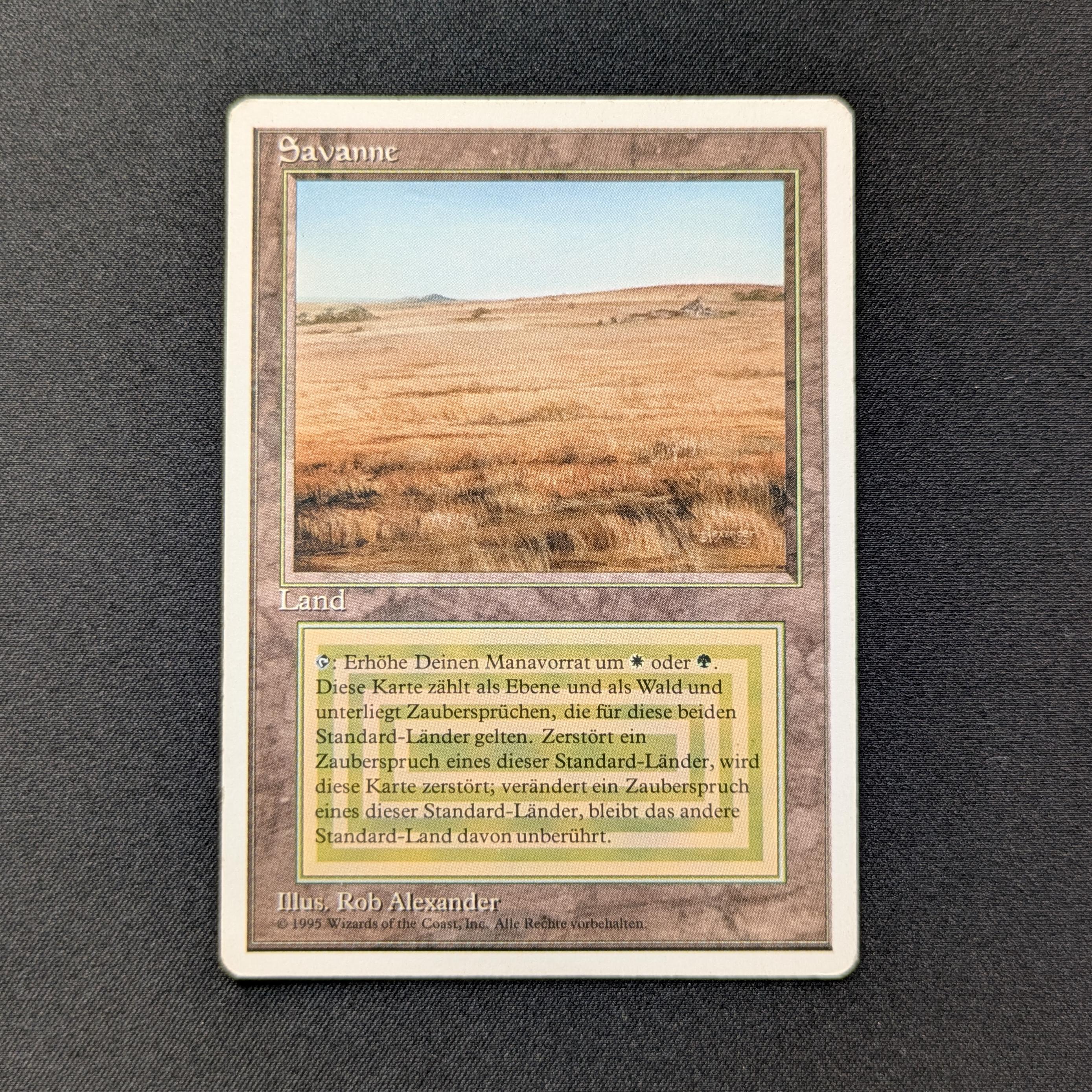 MTG Singles - Savannah - Foreign White Bordered - German - PL - 29028
