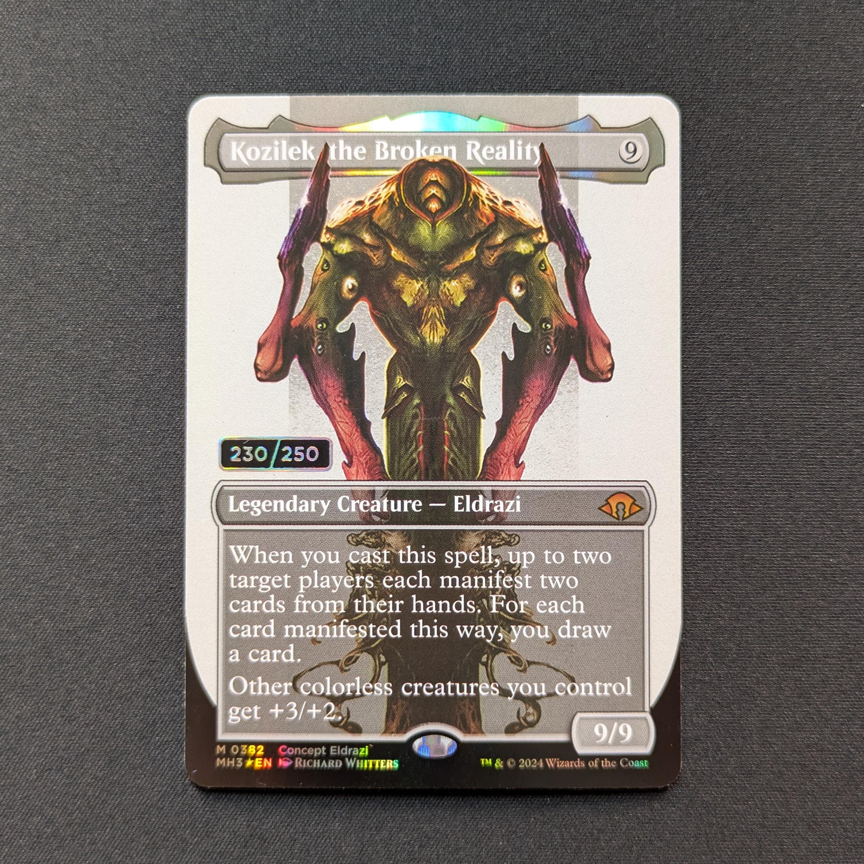 MTG Singles - [FOIL] Kozilek, the Broken Reality (Serialized) - Modern Horizons 3: Extras - NM, 230/250 - 