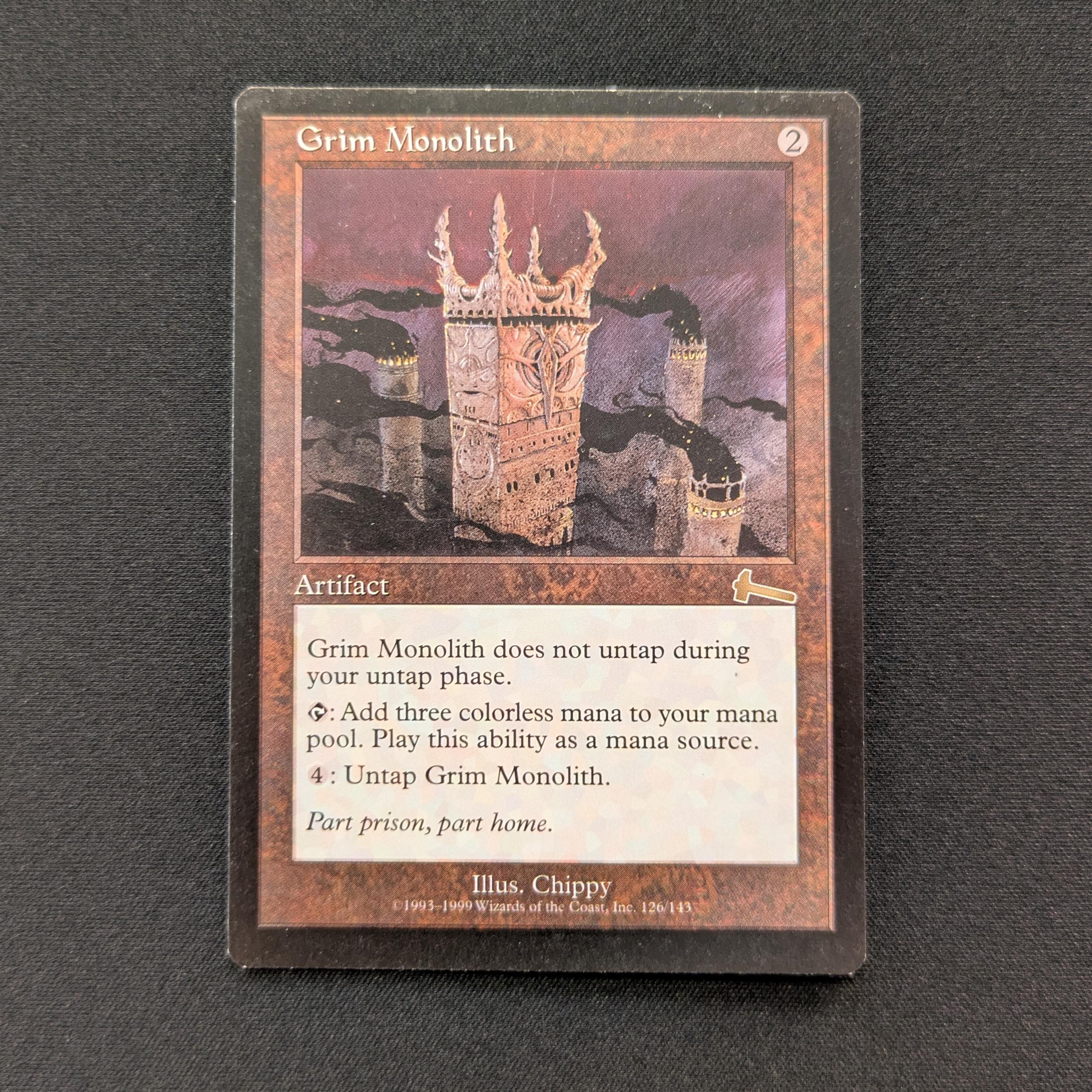 MTG Singles - Grim Monolith - Urza's Legacy - English - GD - 29093