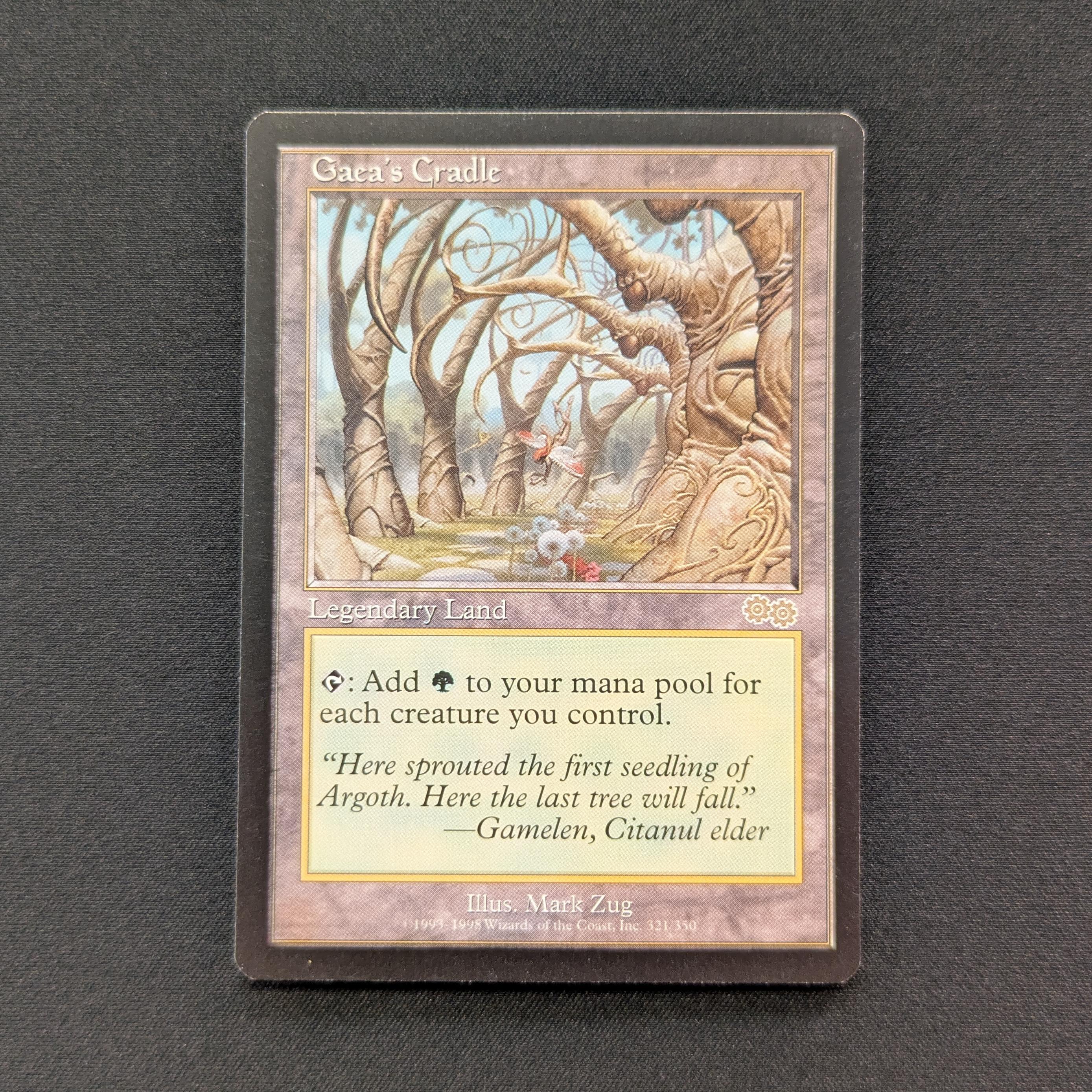 MTG Singles - Gaea's Cradle - Urza's Saga - English - GD - SUNBLEACHED - 29096