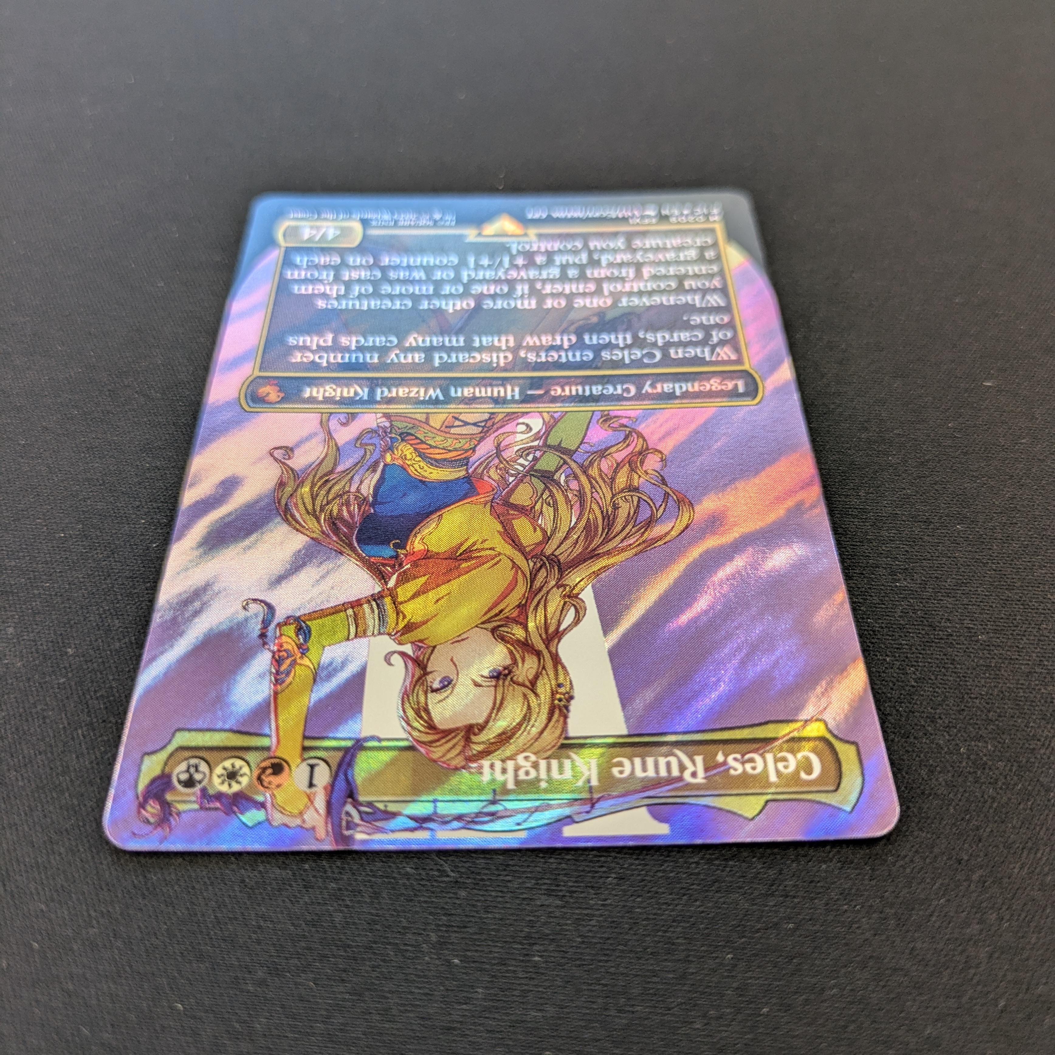 MTG Singles - [FOIL] Celes, Rune Knight (Surge Foil) - Commander: Magic: The Gathering - FINAL FANTASY: Extras - NM - 