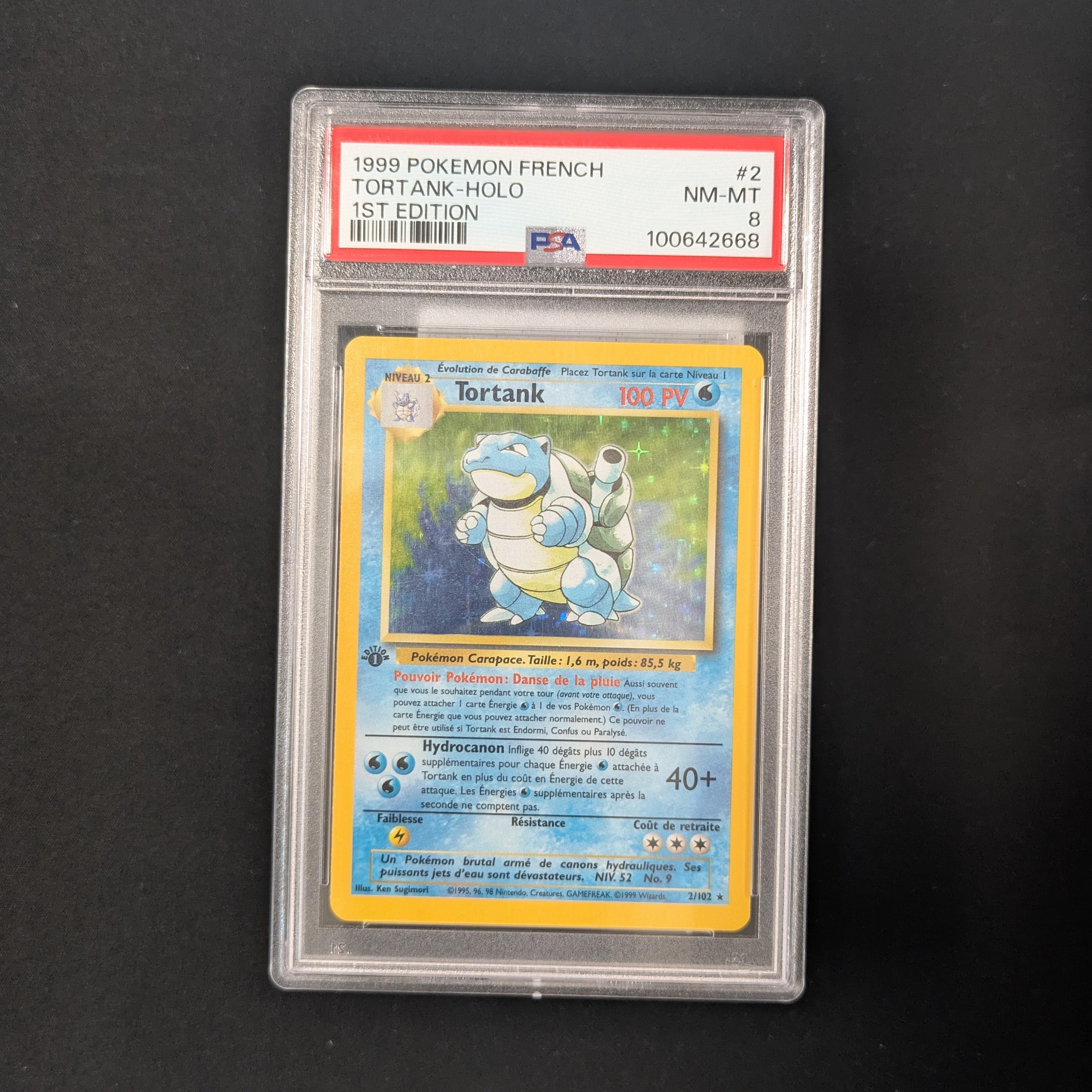PTCG Singles - Blastoise (BS 2) - Base Set - PSA 8 - 1ST ED - 