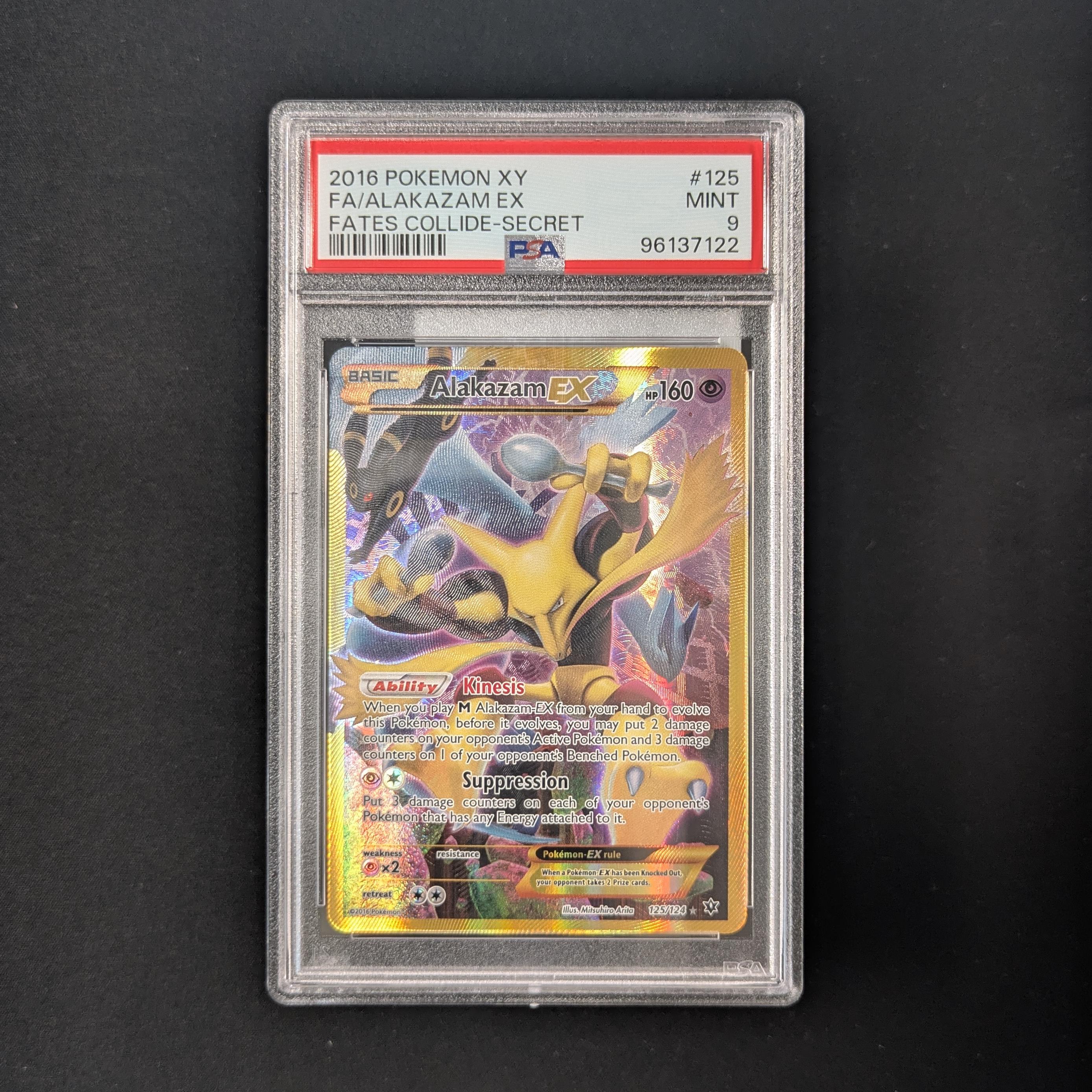 PTCG Singles - Alakazam ex (FCO 125) - Fates Collide - 