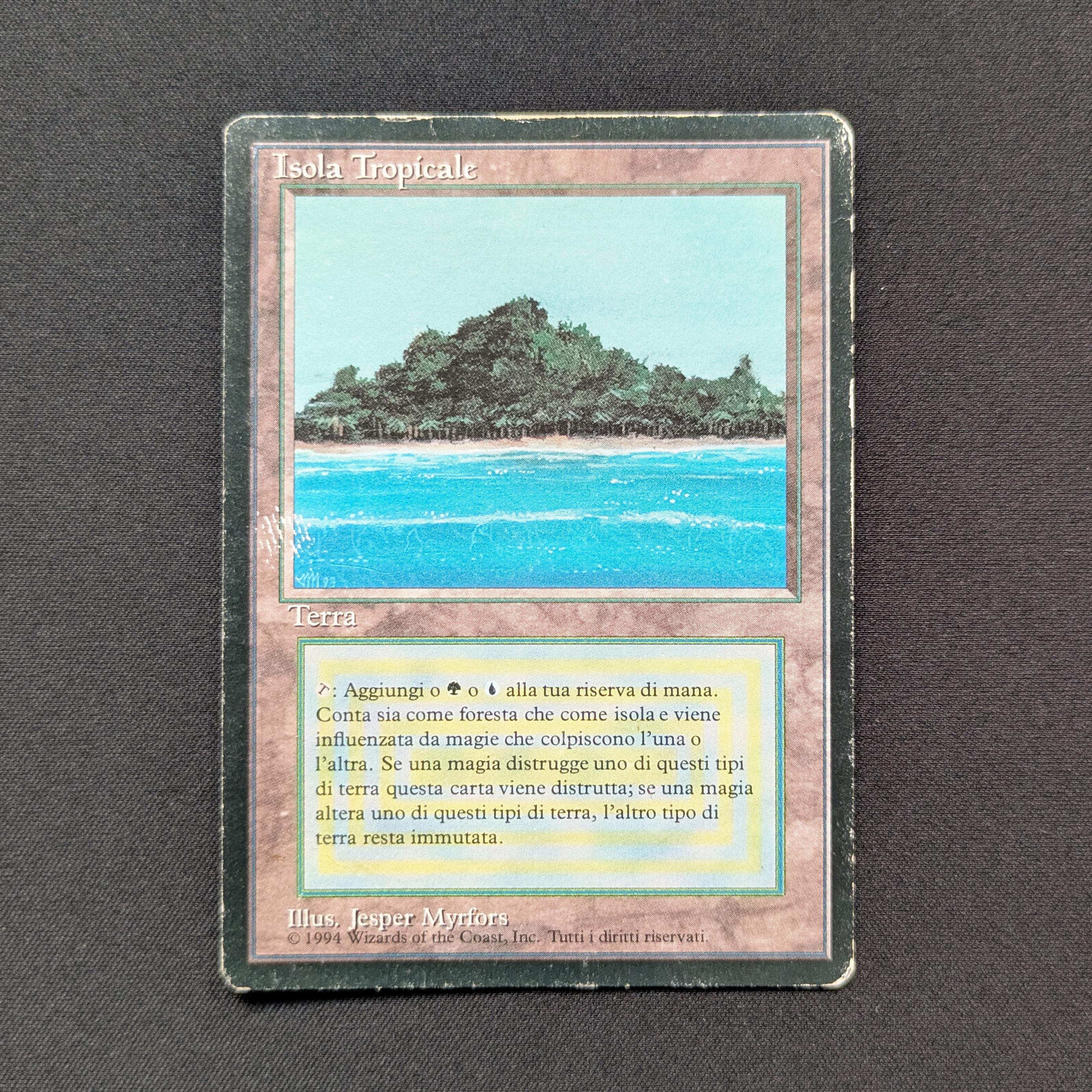 MTG Singles - Tropical Island - Foreign Black Bordered - 