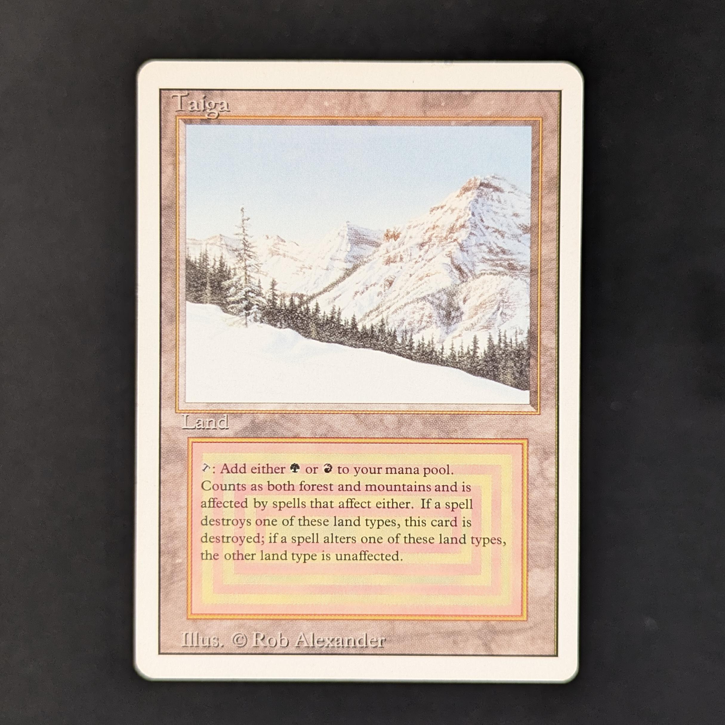 MTG Singles - Taiga - Revised - 