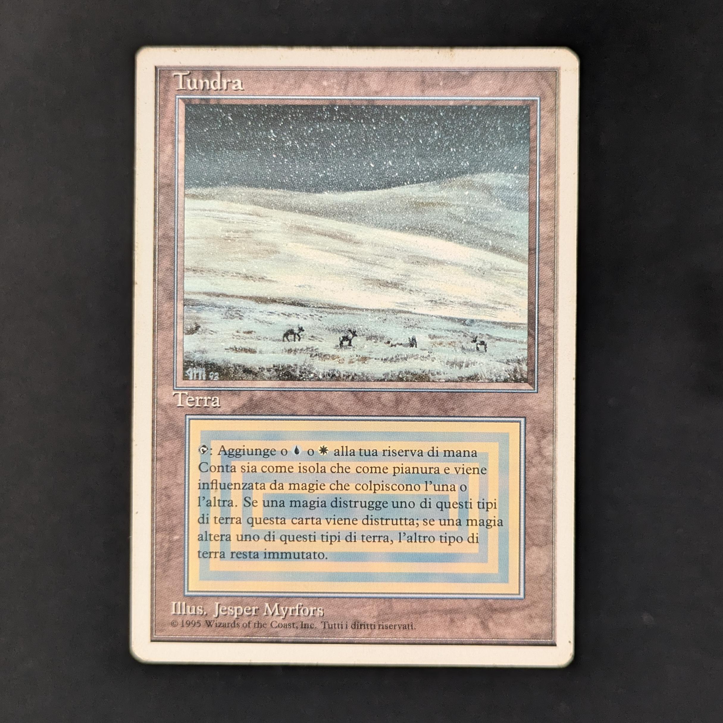 MTG Singles - Tundra - Foreign White Bordered - 