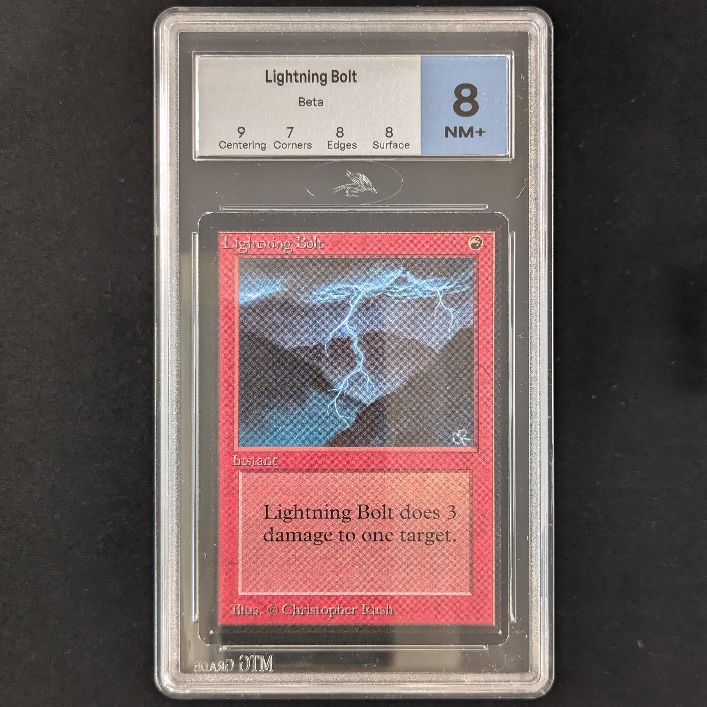 MTG Singles - Lightning Bolt - Beta - 